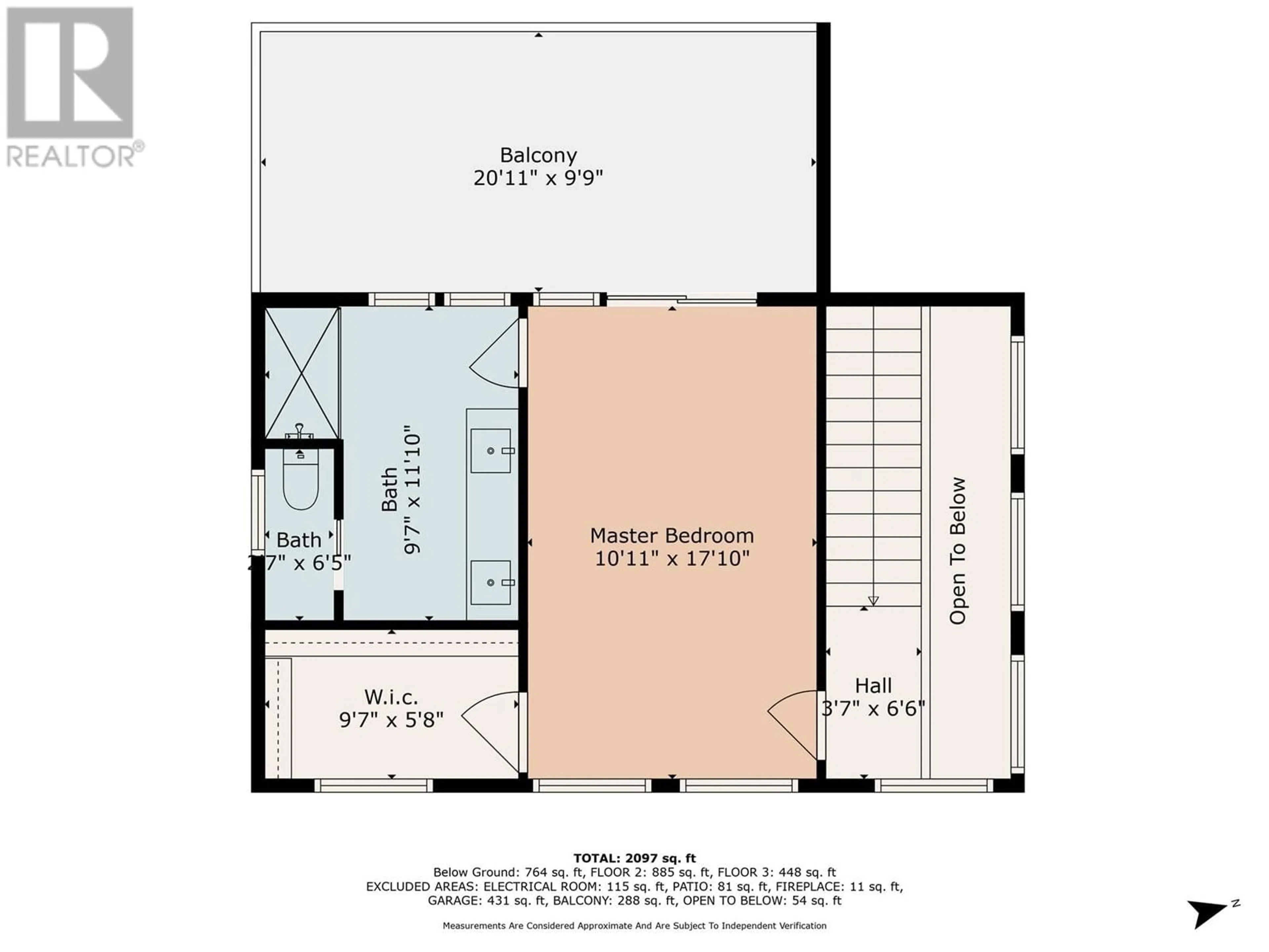 Floor plan for 1474 Summer Crescent, Kelowna British Columbia V1P1T8