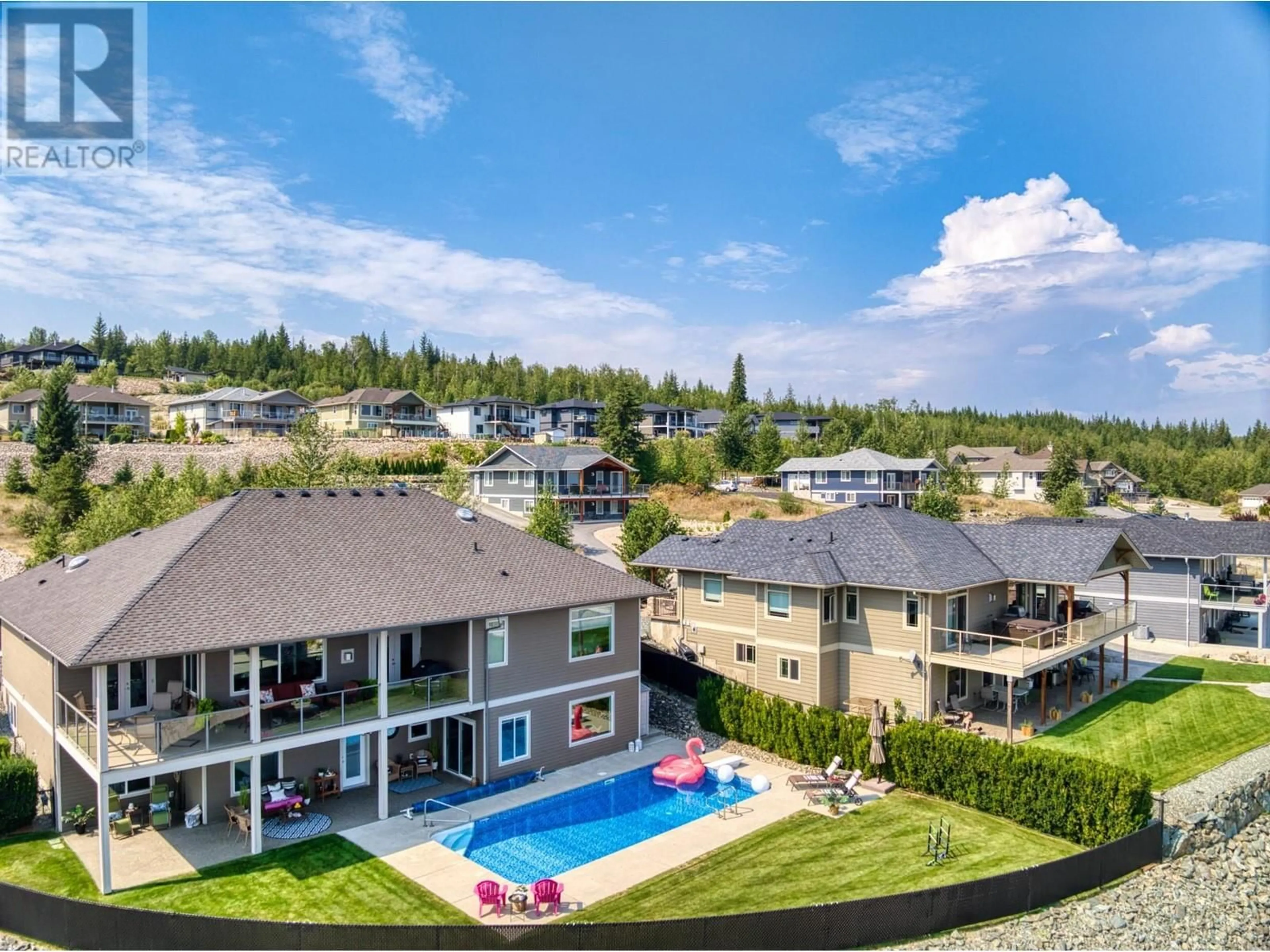 A pic from outside/outdoor area/front of a property/back of a property/a pic from drone, mountain view for 2582 ST. ANDREWS STREET, Blind Bay British Columbia V0E1H0