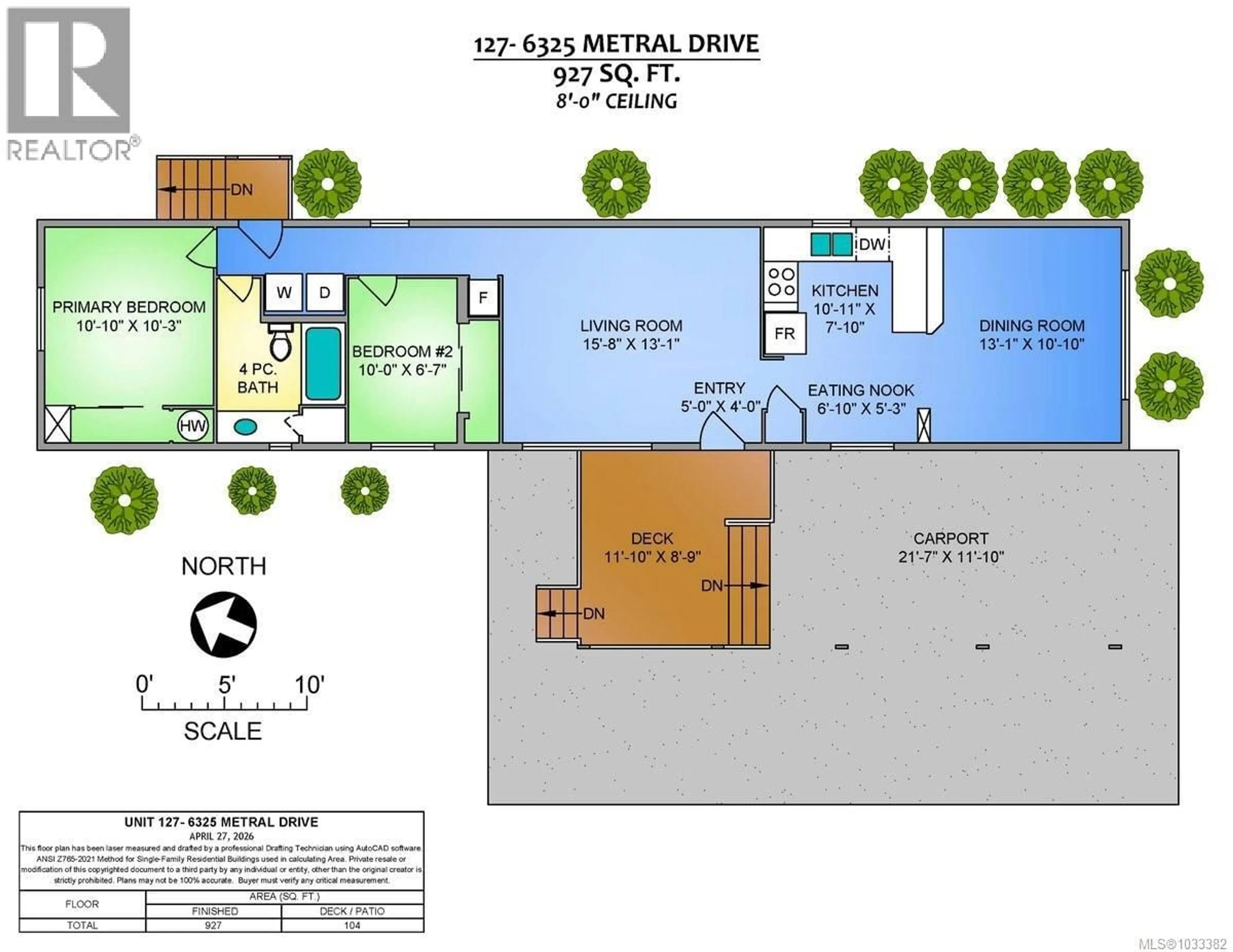 Floor plan for 127 - 6325 METRAL DRIVE, Nanaimo British Columbia V9T6P9