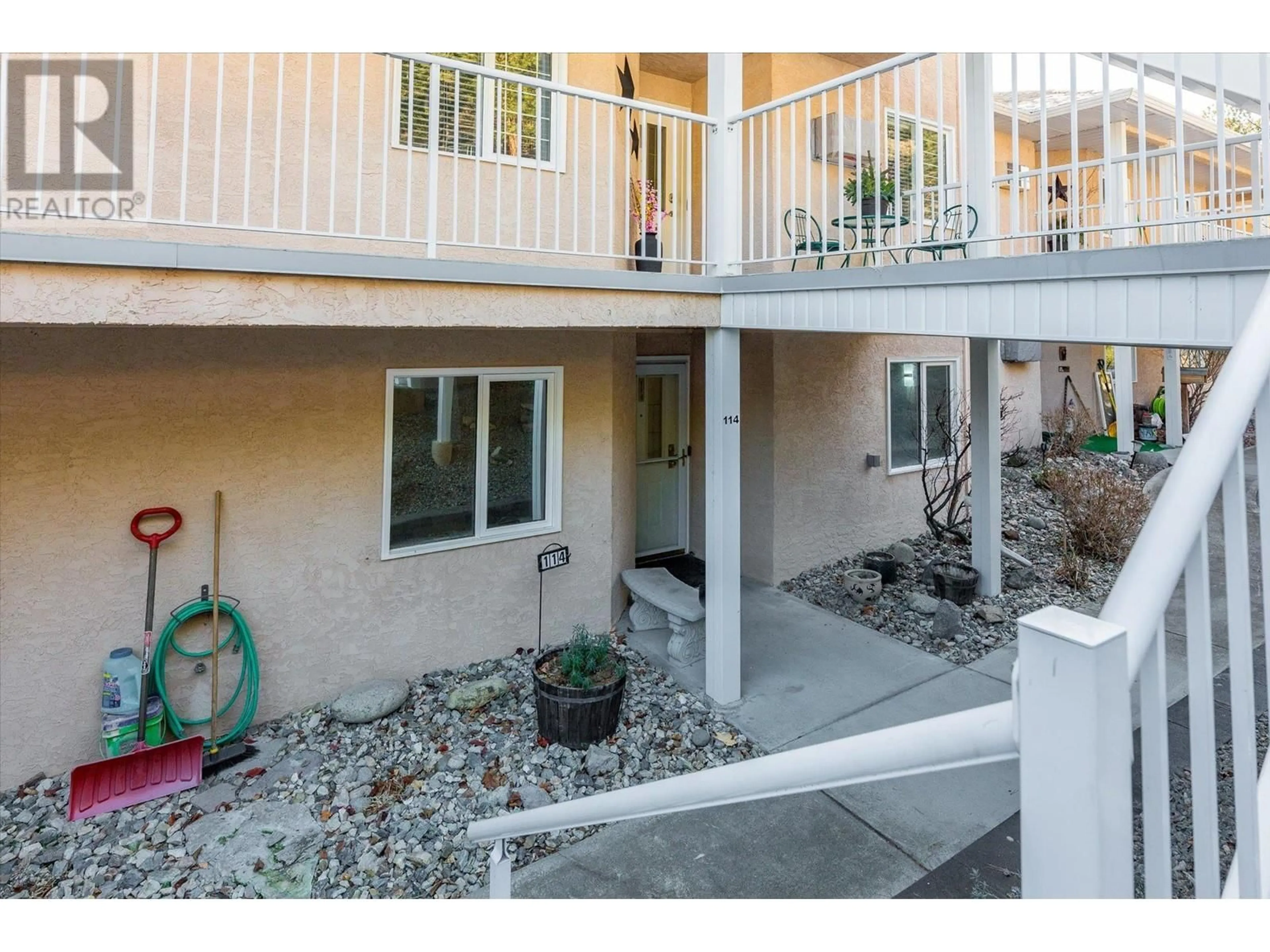 Patio, street for 4630 Ponderosa Drive Unit# 114, Peachland British Columbia V0H1X5