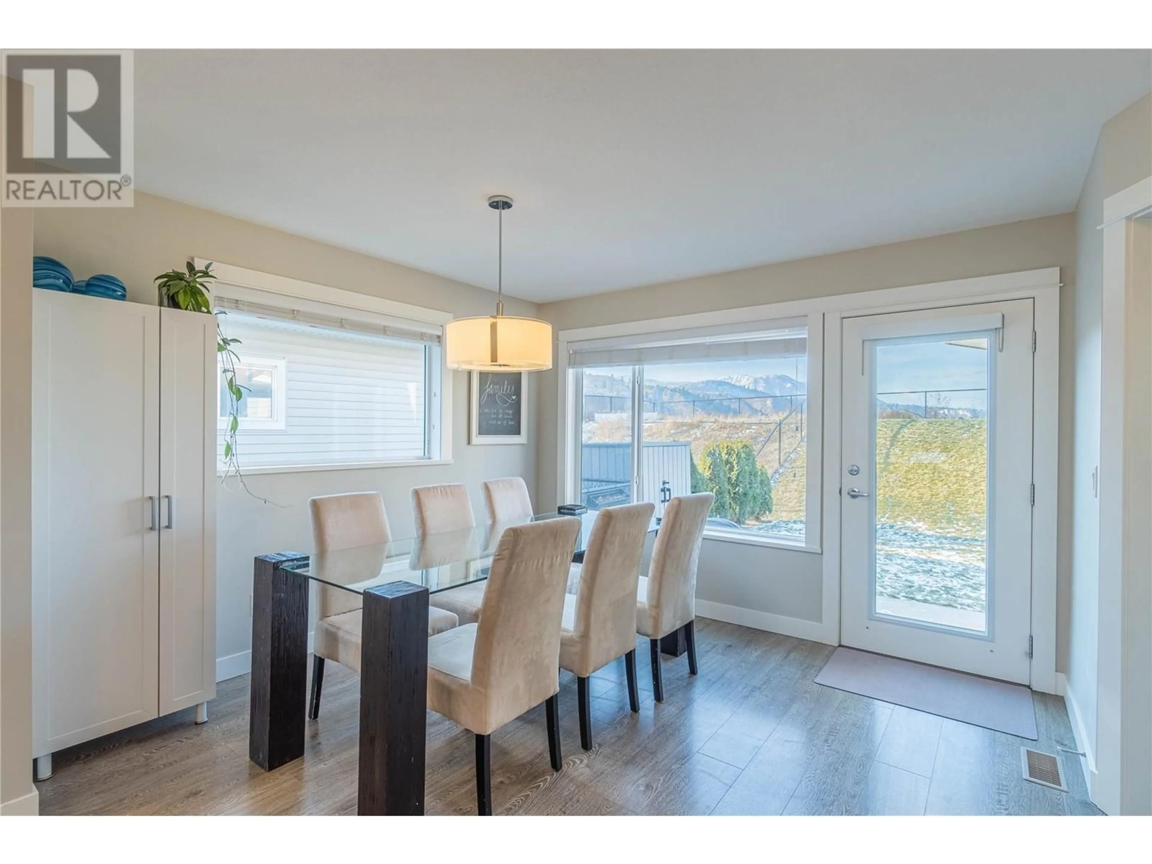 Dining room, wood/laminate floor for 8800 DALLAS Drive Unit# 104, Kamloops British Columbia V2C0G8