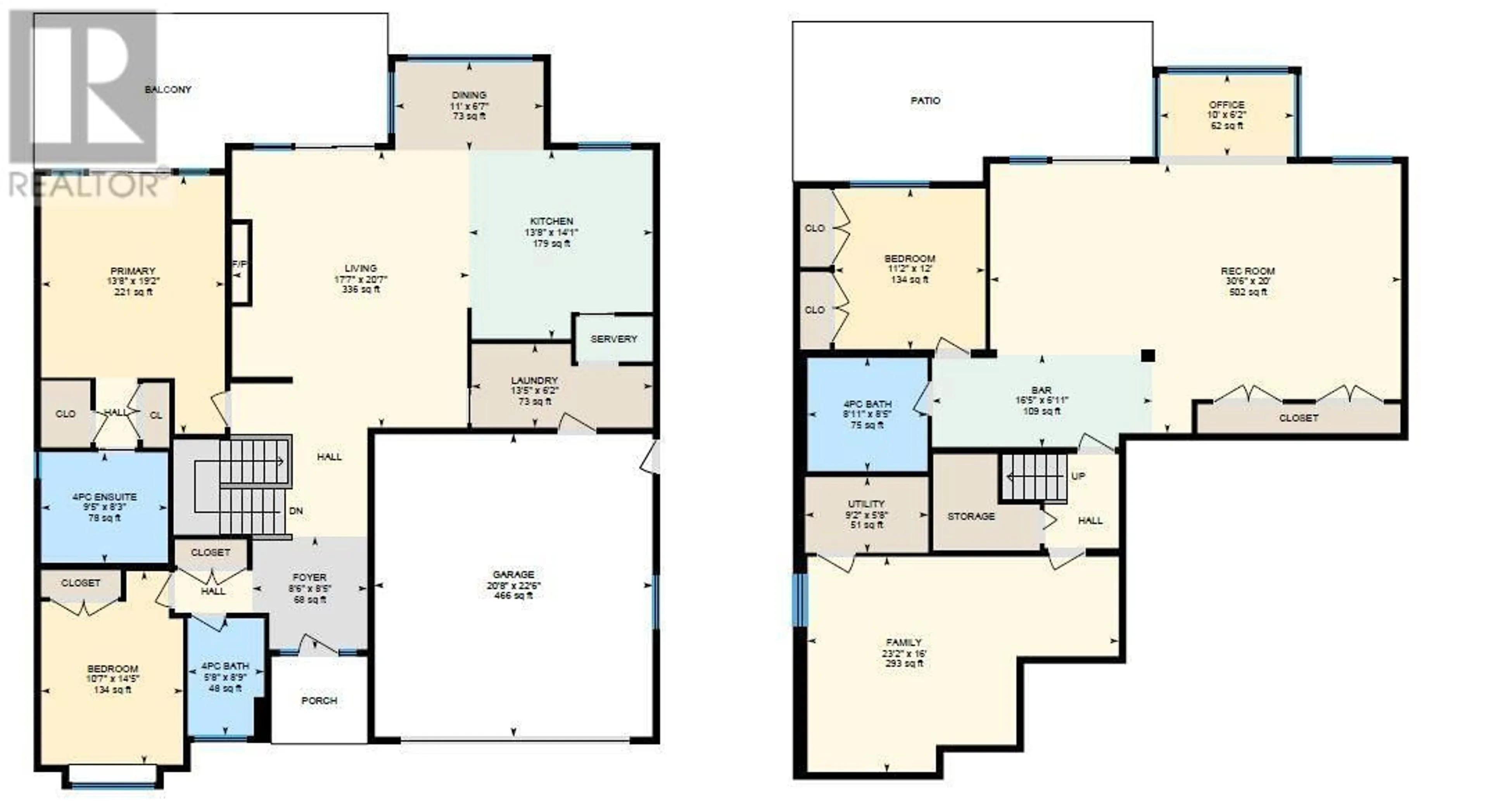 Floor plan for 302 Upper Canyon Drive, Kelowna British Columbia V1V2Z8