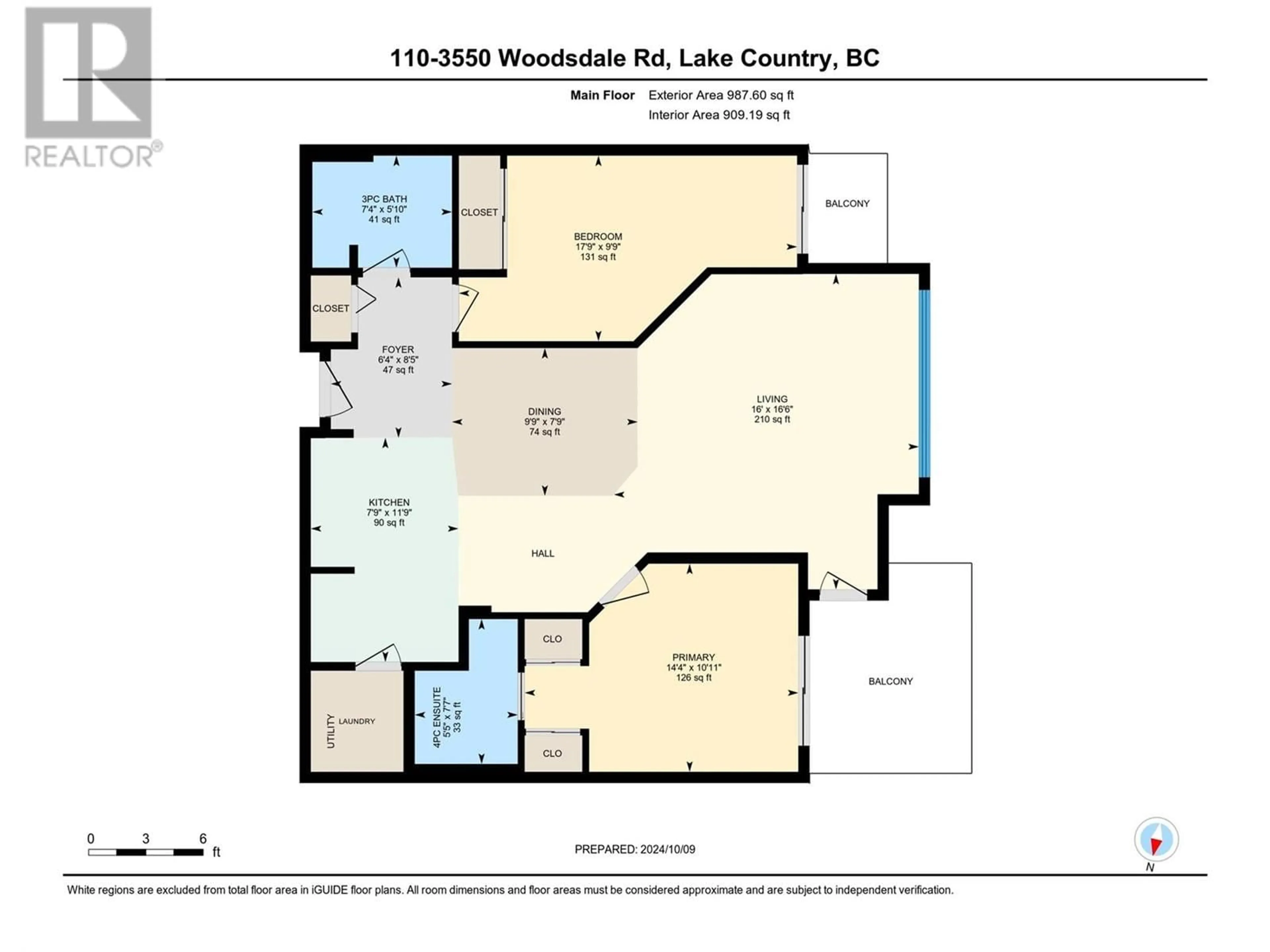 Floor plan for 110 - 3550 WOODSDALE ROAD, Lake Country British Columbia V4V2P5