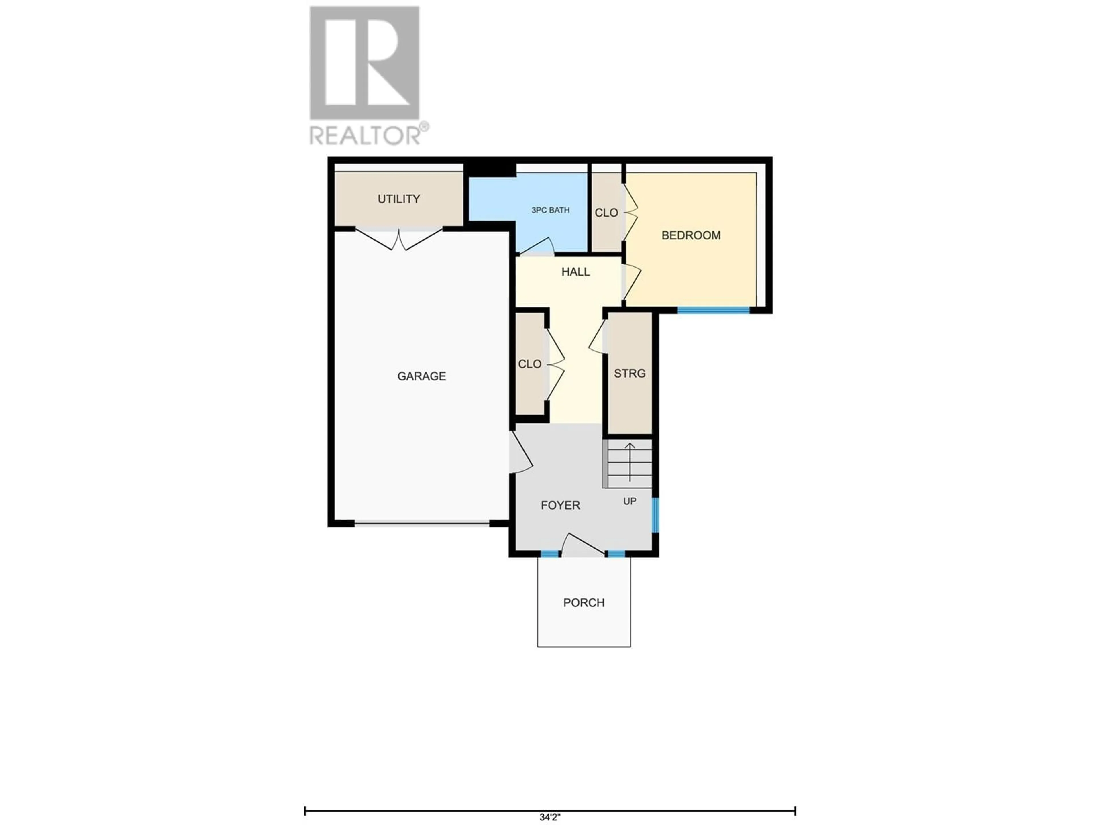 Floor plan for 1001 Antler Drive Unit# 101, Penticton British Columbia V2A0C8