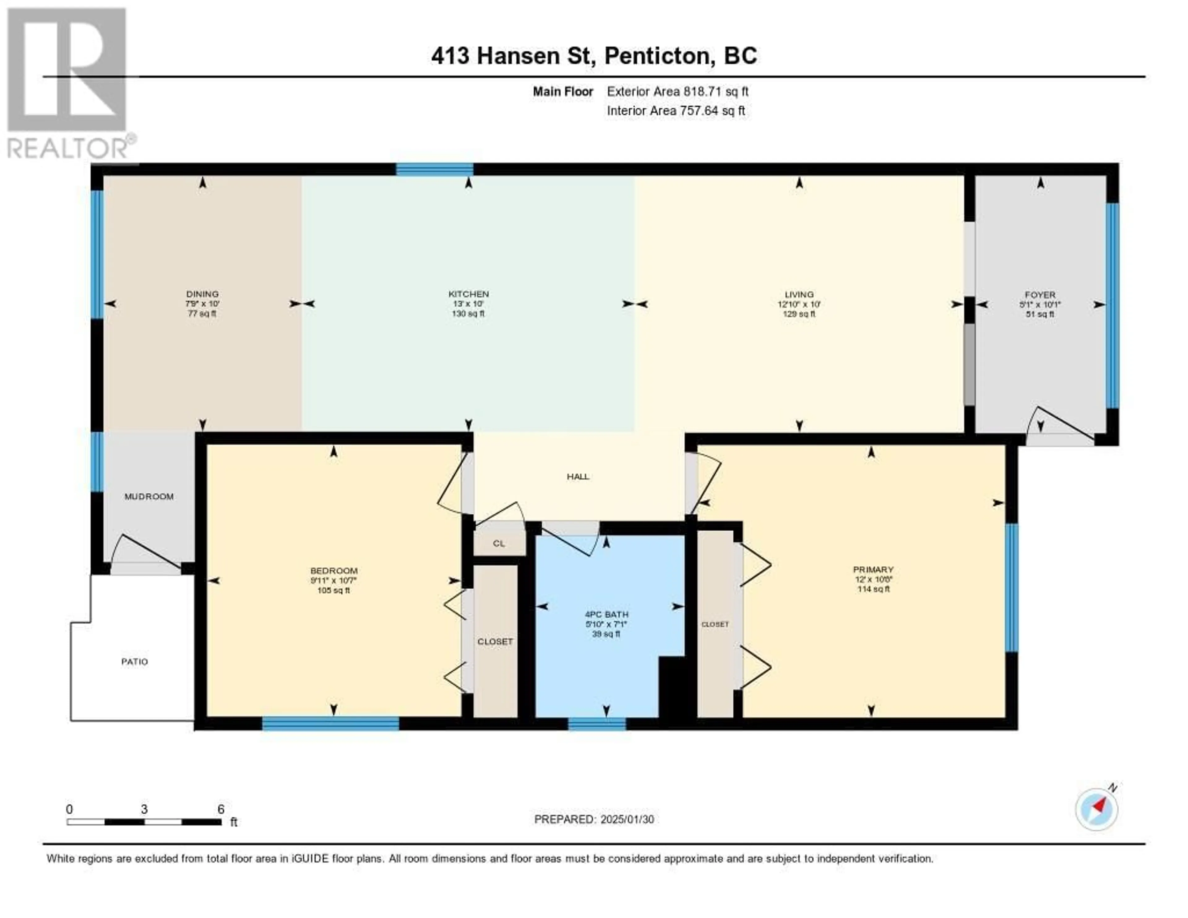 Floor plan for 413 HANSEN Street, Penticton British Columbia V2A5S3