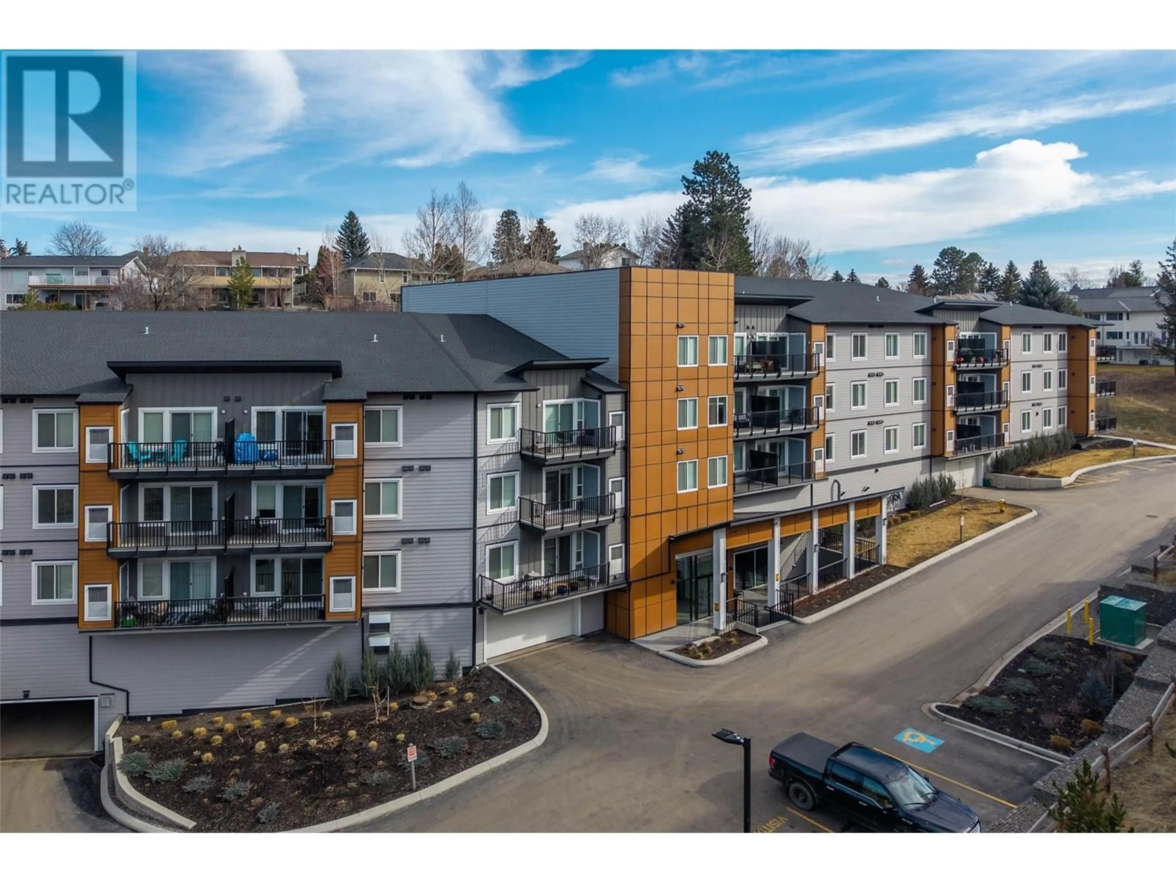 A pic from outside/outdoor area/front of a property/back of a property/a pic from drone, mountain view for 217 - 2046 ROBSON PLACE, Kamloops British Columbia V2E0A5