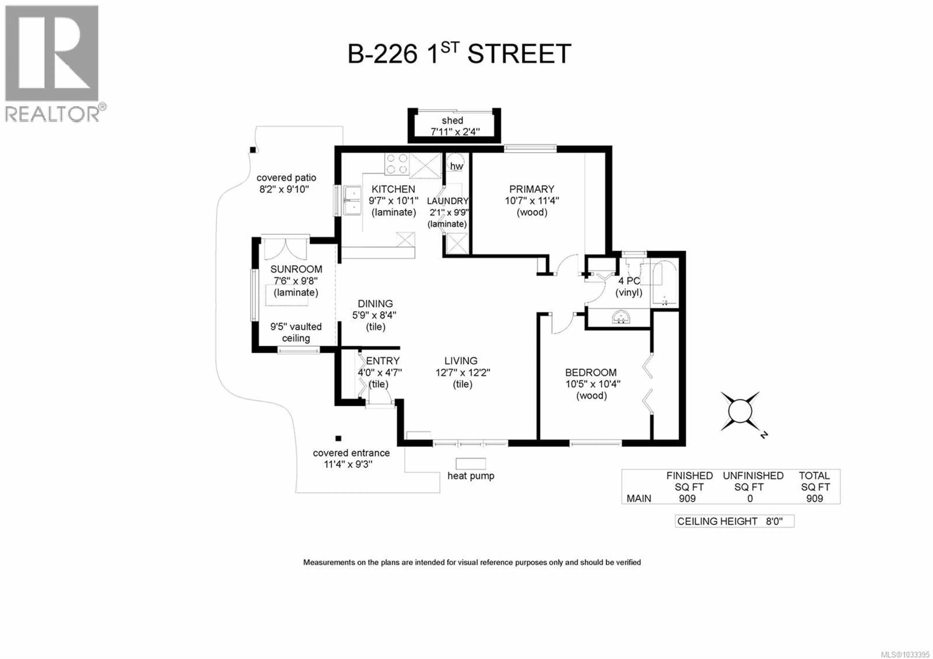 Floor plan for B - 226 1ST STREET, Courtenay British Columbia V9N1A6