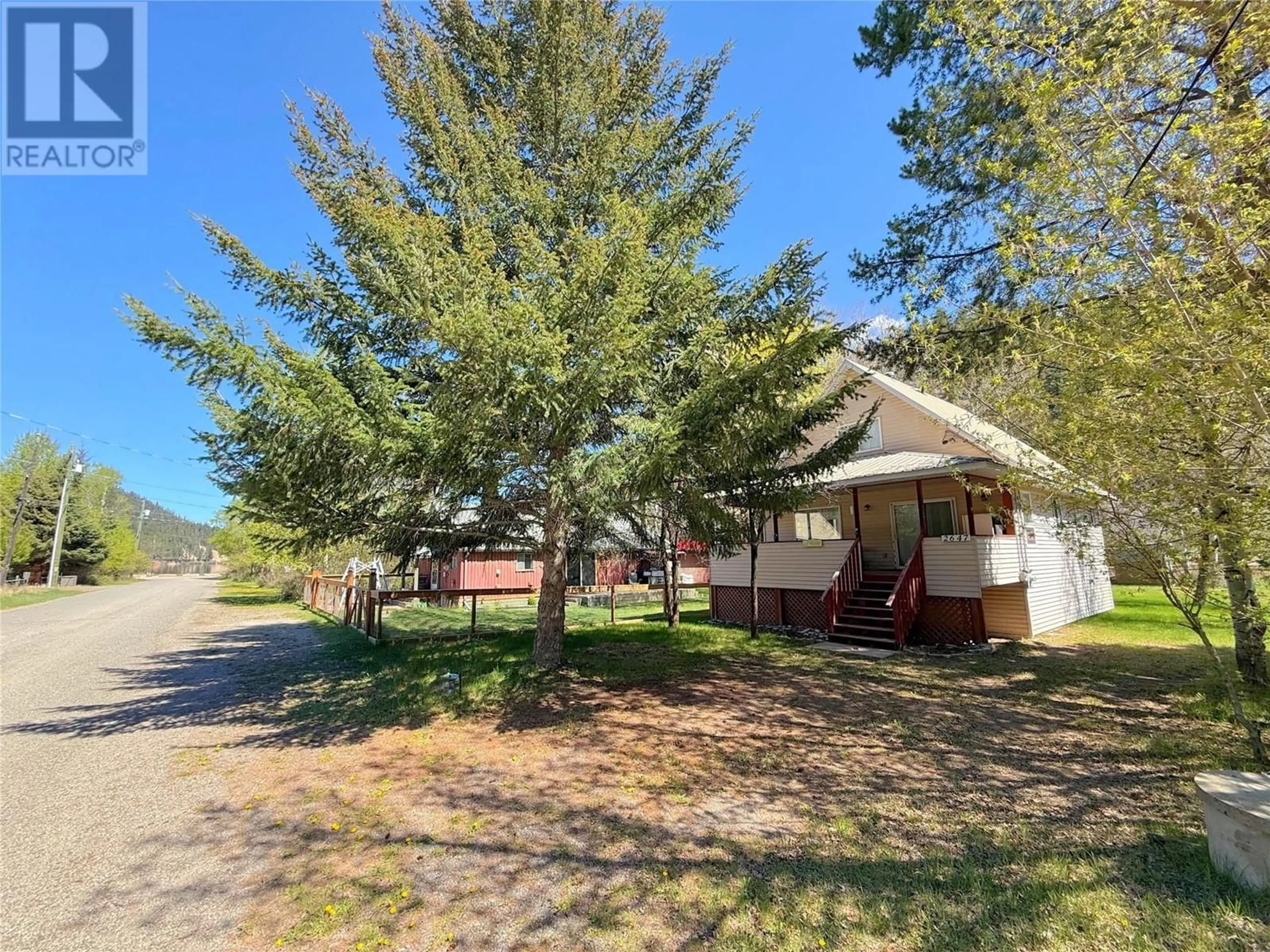 A pic from outside/outdoor area/front of a property/back of a property/a pic from drone, street for 2647 STRATHCONA AVENUE, Tulameen British Columbia V0W1W0