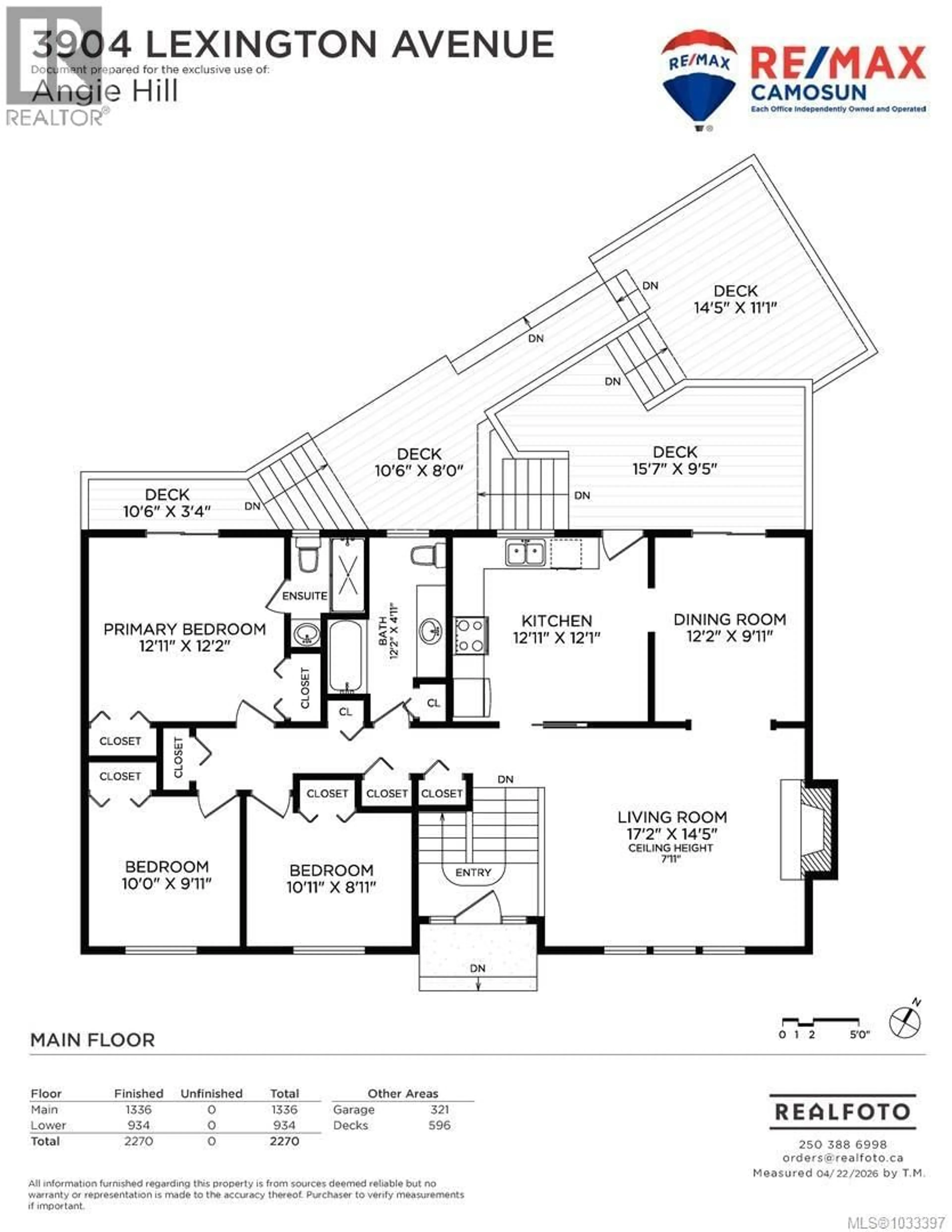 Floor plan for 3904 LEXINGTON AVENUE, Saanich British Columbia V8N5K7
