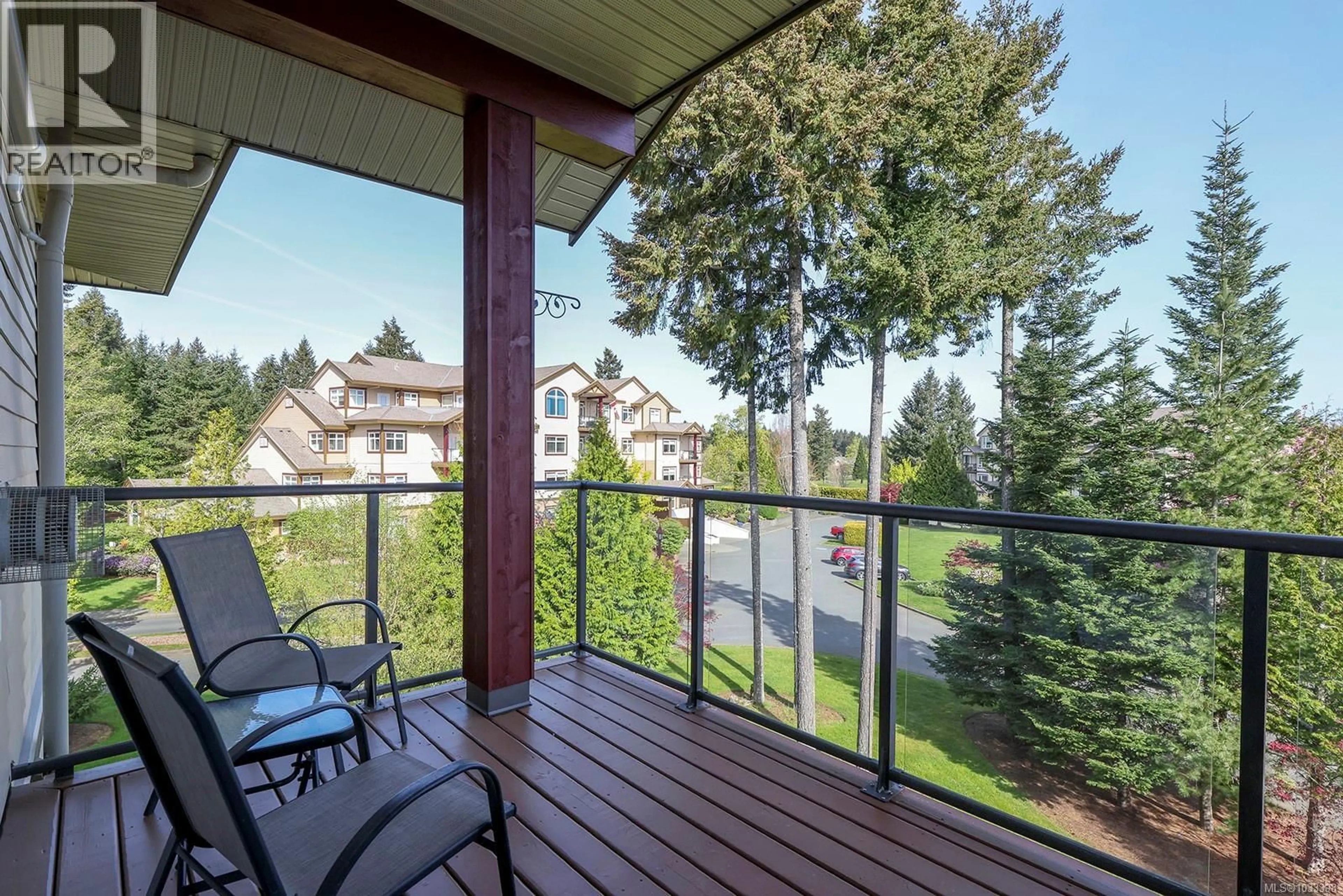Patio, water/lake/river/ocean view for 435 - 3666 ROYAL VISTA WAY, Courtenay British Columbia V9N9X8