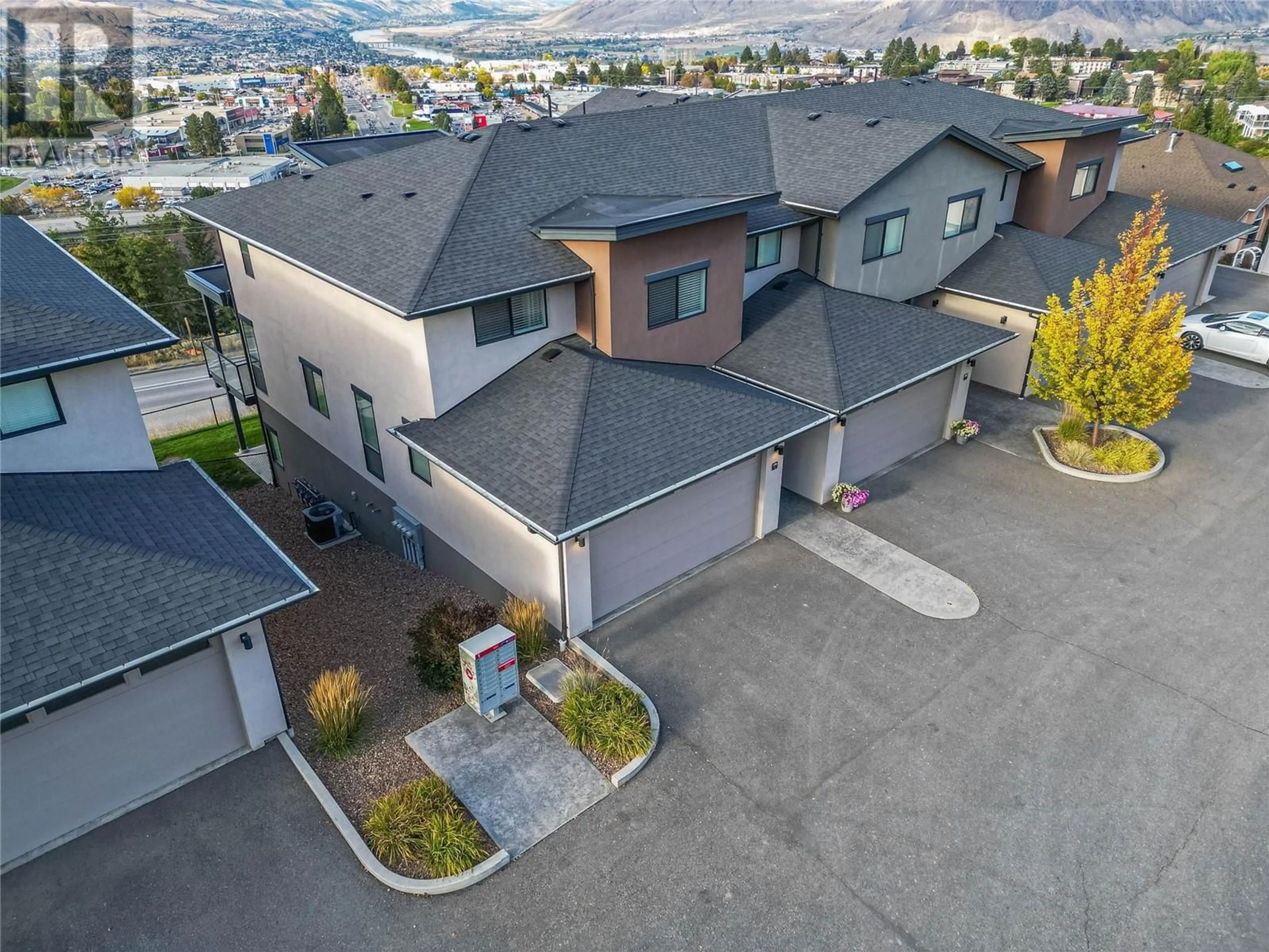 A pic from outside/outdoor area/front of a property/back of a property/a pic from drone, unknown for 580 Sedona Drive Unit# 108, Kamloops British Columbia V2E1H6