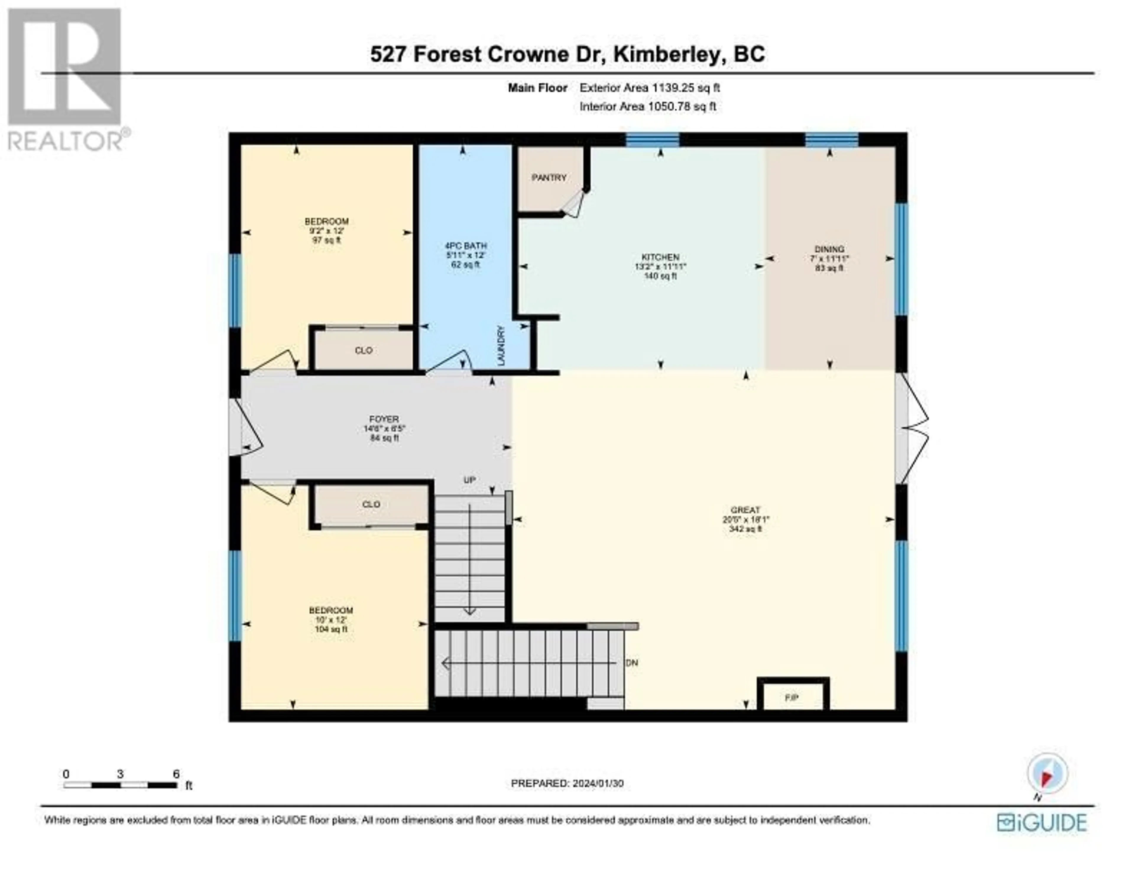 Floor plan for 527 FOREST CROWNE DRIVE, Kimberley British Columbia V1A0A4