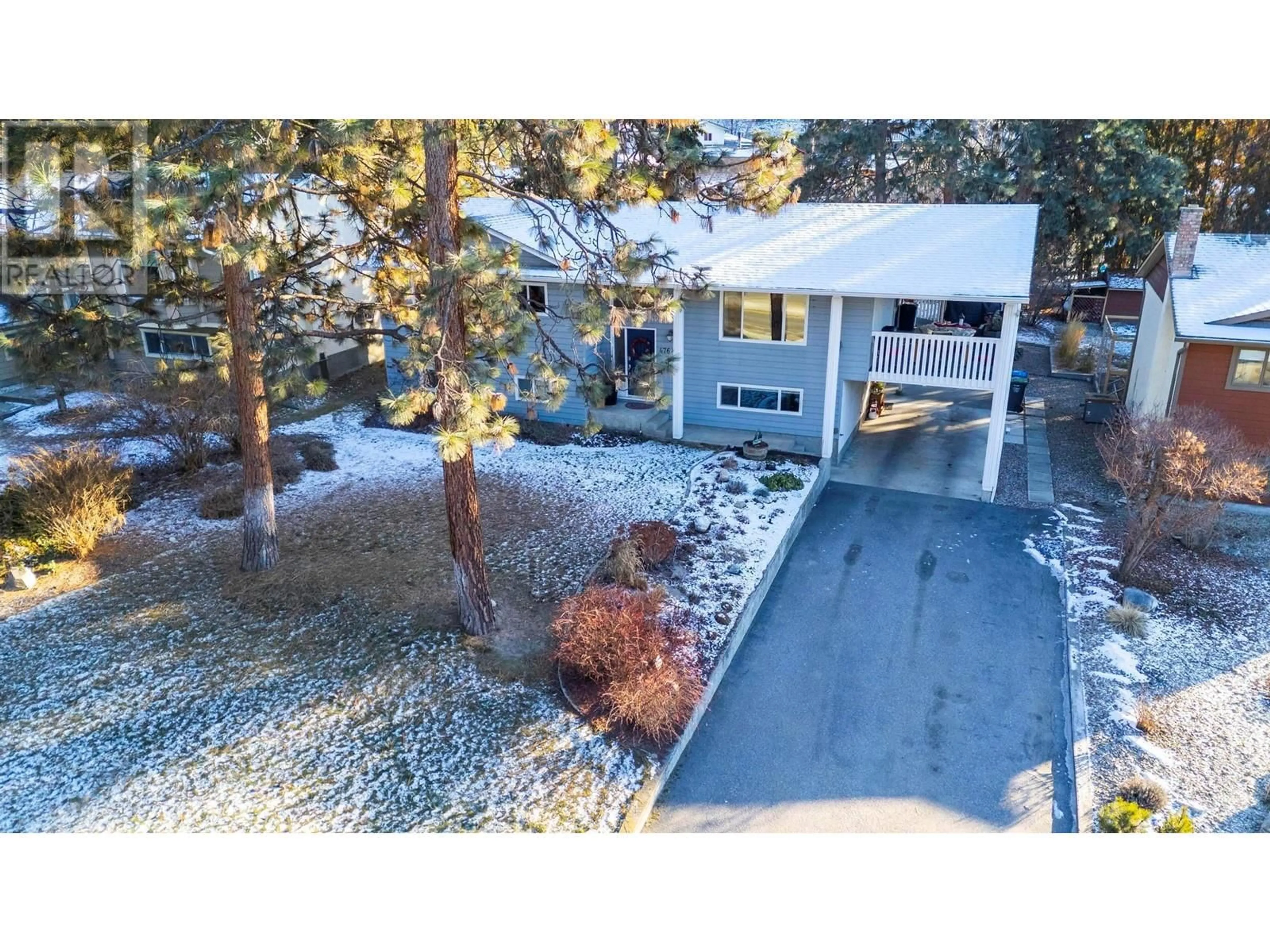 A pic from outside/outdoor area/front of a property/back of a property/a pic from drone, unknown for 4764 Gordon Drive, Kelowna British Columbia V1W4P3