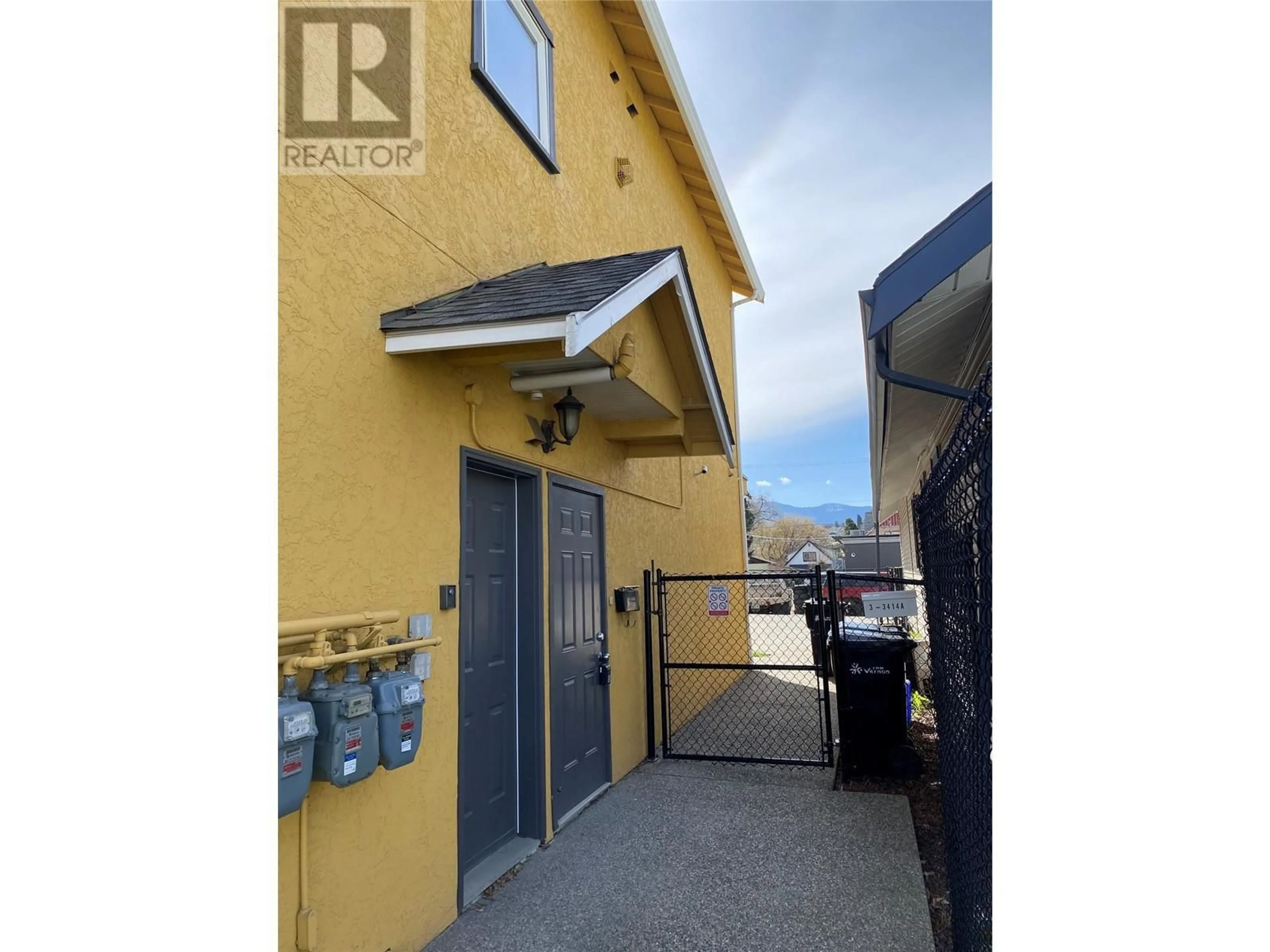 Patio, street for 3414A 28th Avenue Unit# 2, Vernon British Columbia V1T1W9