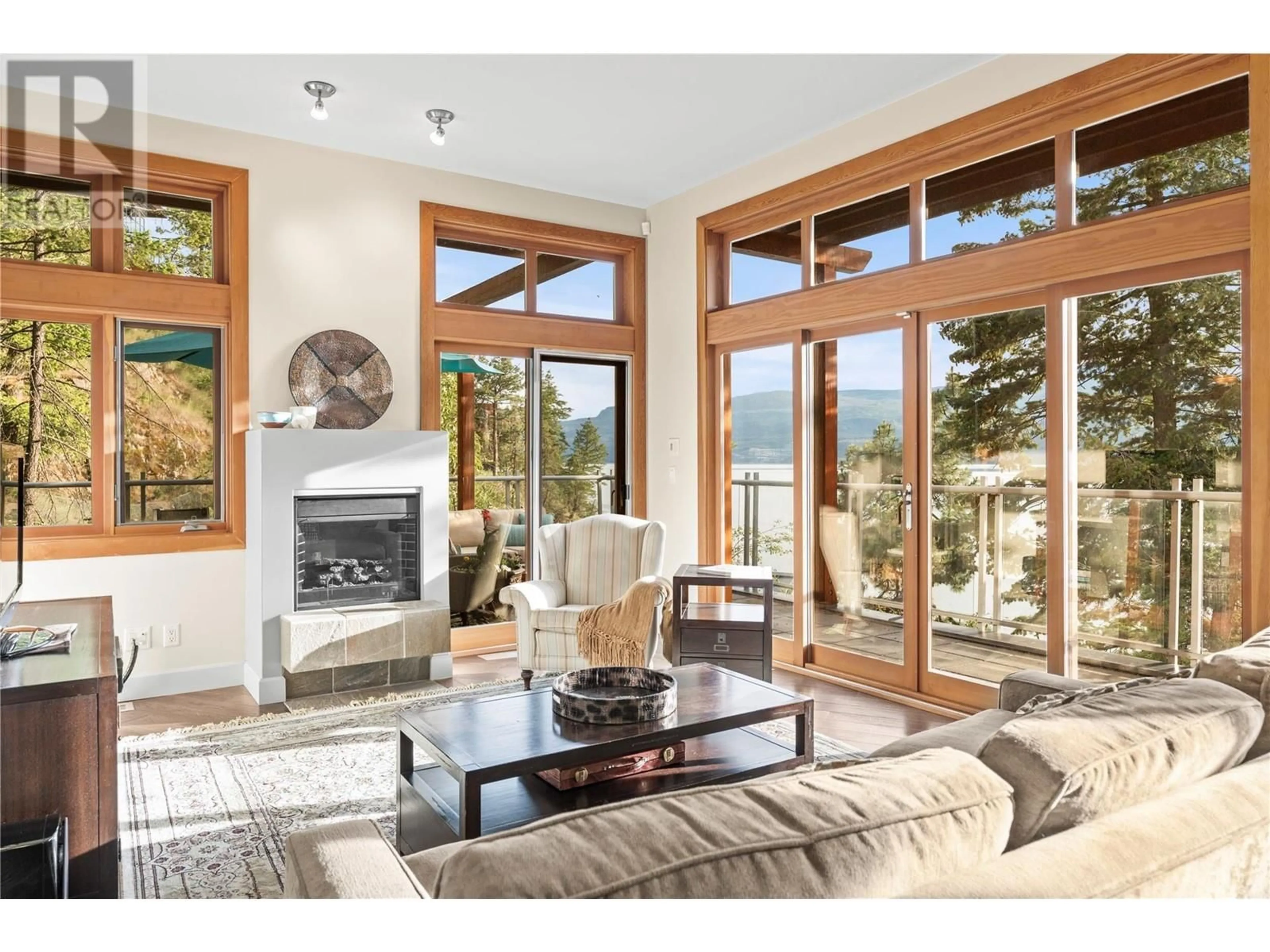 Living room with furniture, unknown for 50 - 9845 EASTSIDE ROAD, Vernon British Columbia V1H1Z2