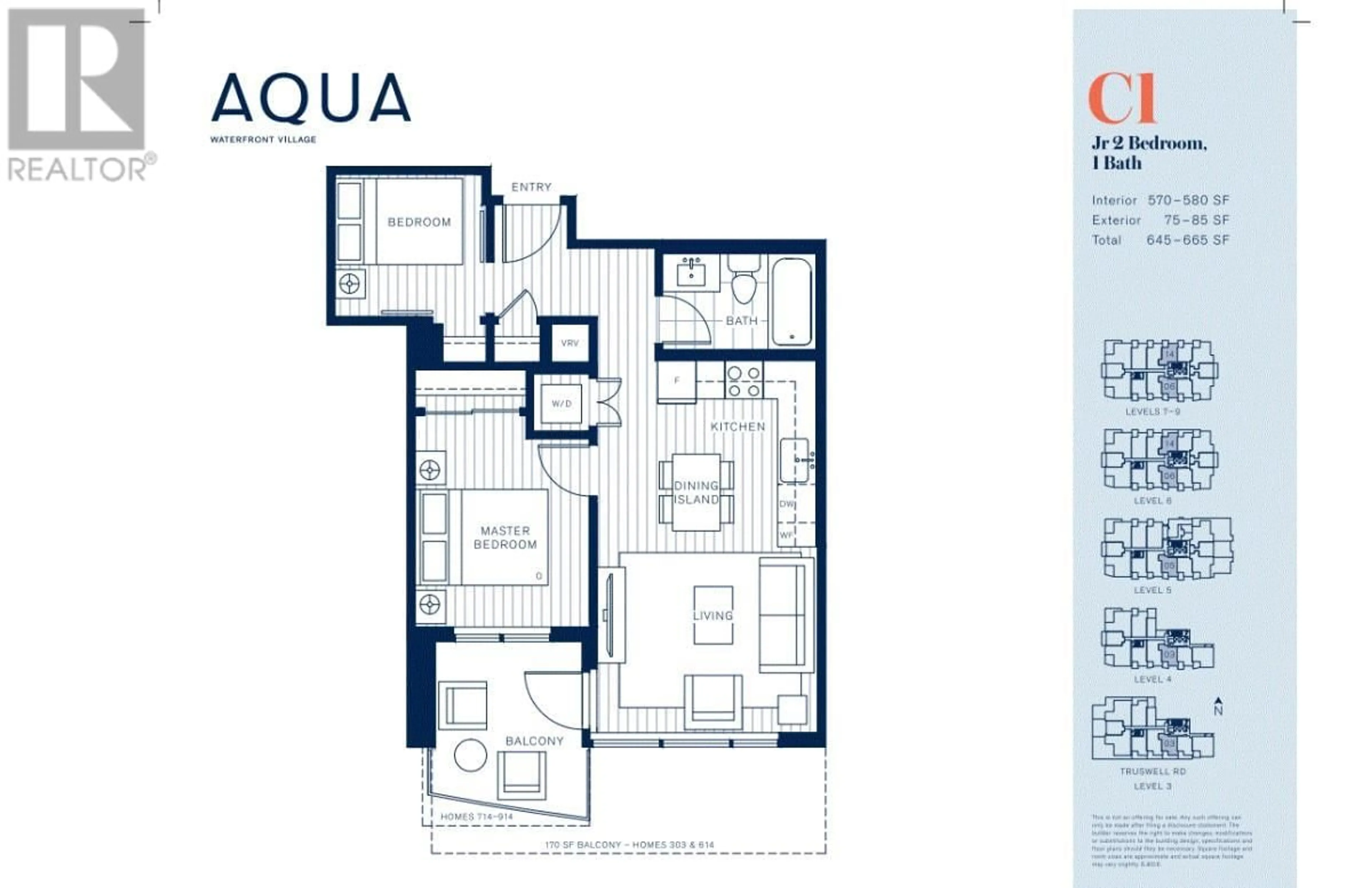 Floor plan for 3699 Capozzi Road Unit# 505, Kelowna British Columbia V1W0G3