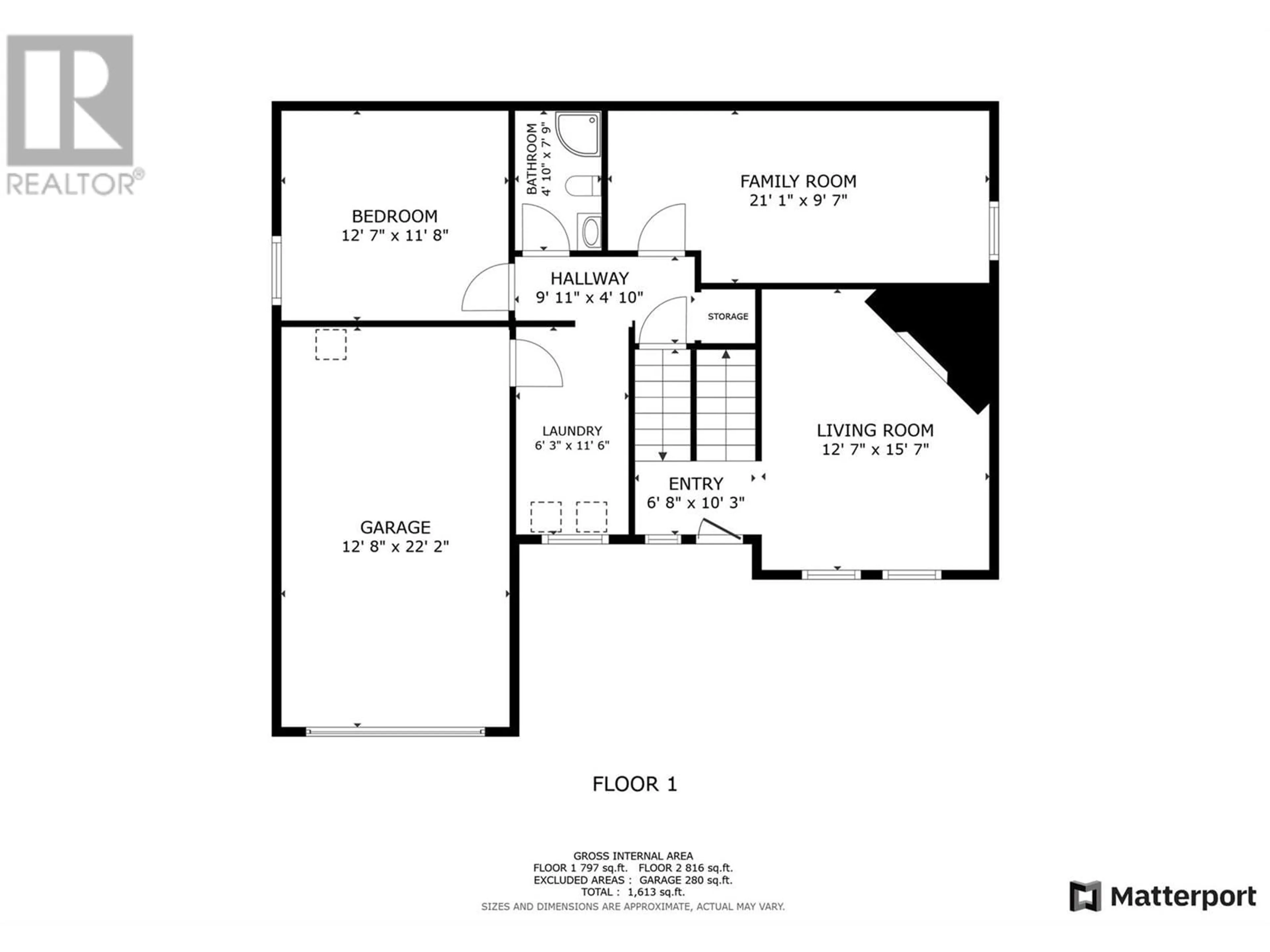 Floor plan for 2908 Prospect Drive, Vernon British Columbia V1T8E4