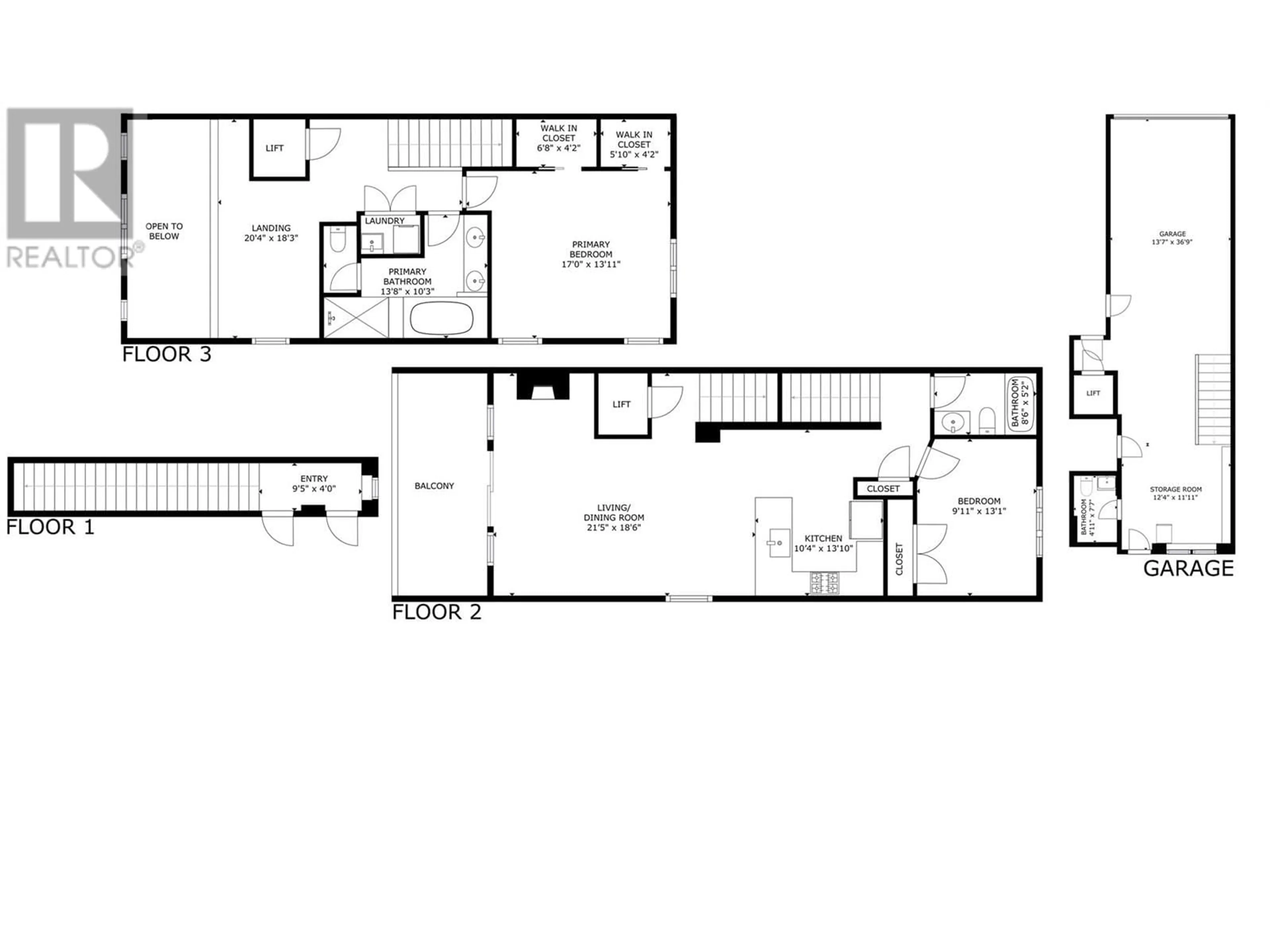 Floor plan for 60 - 3359 COUGAR ROAD, West Kelowna British Columbia V4T3G1