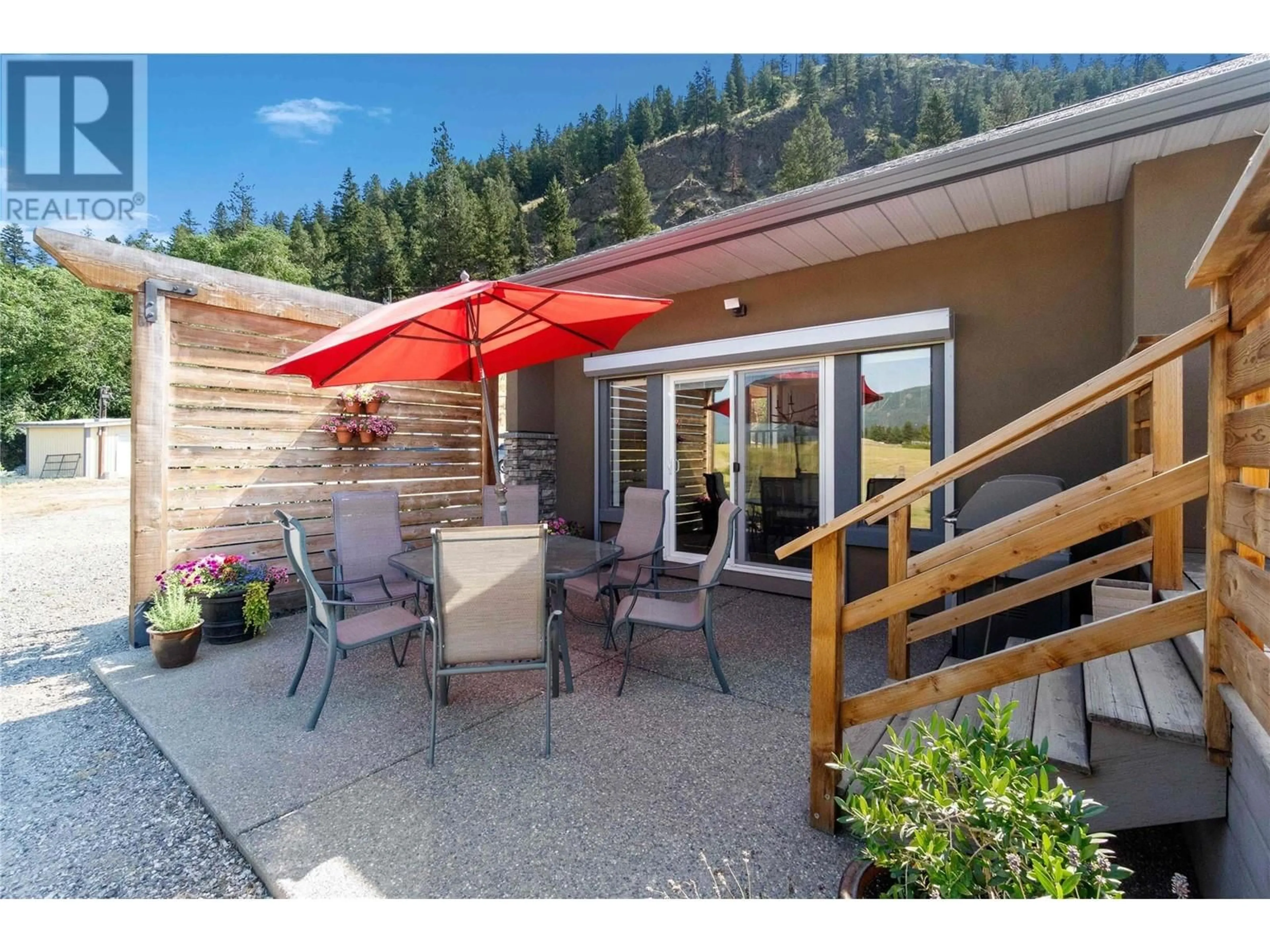 Patio, mountain view for 1258 ROUND LAKE ROAD, Spallumcheen British Columbia V0E1B5