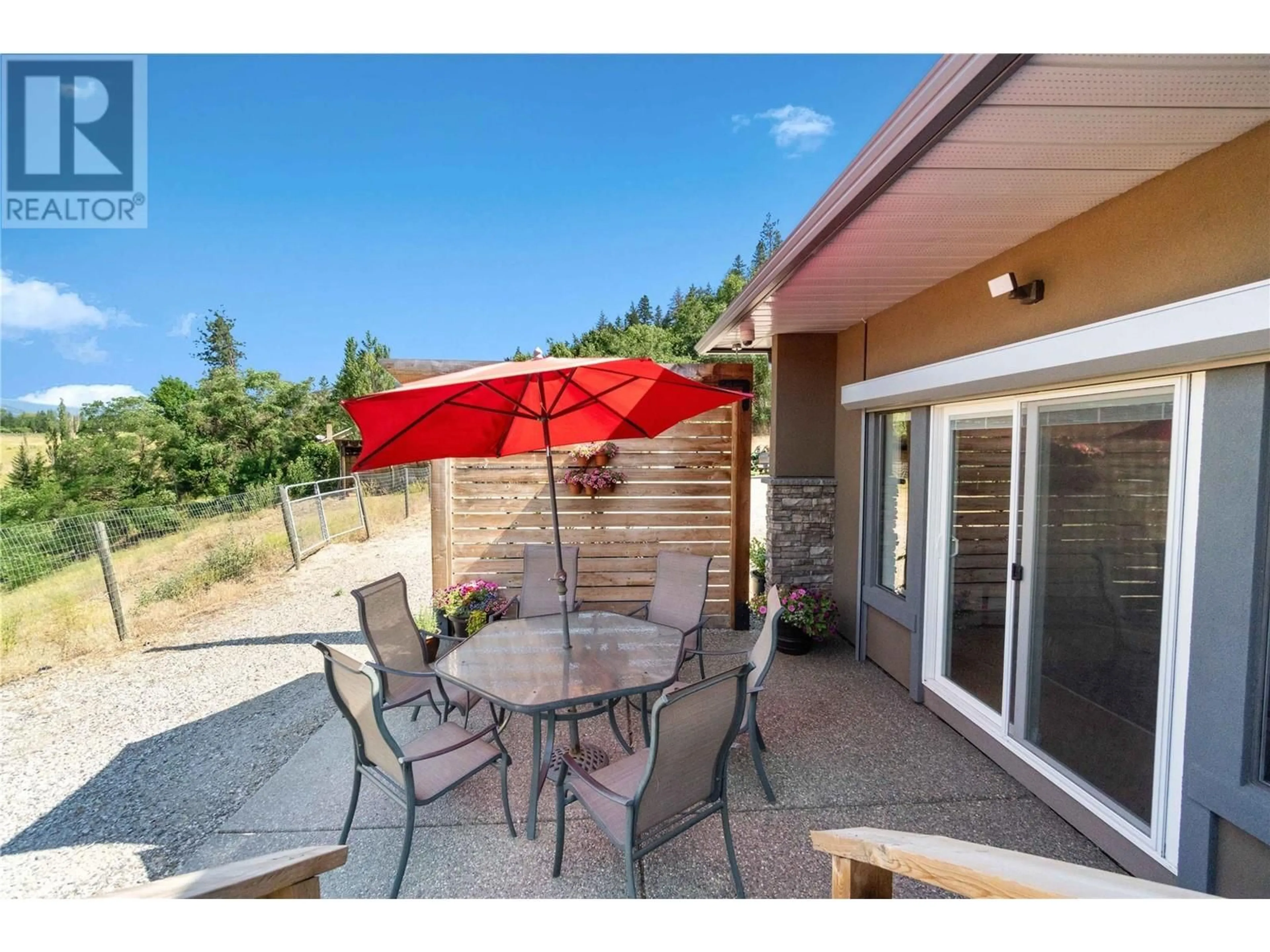 Patio, water/lake/river/ocean view for 1258 ROUND LAKE ROAD, Spallumcheen British Columbia V0E1B5