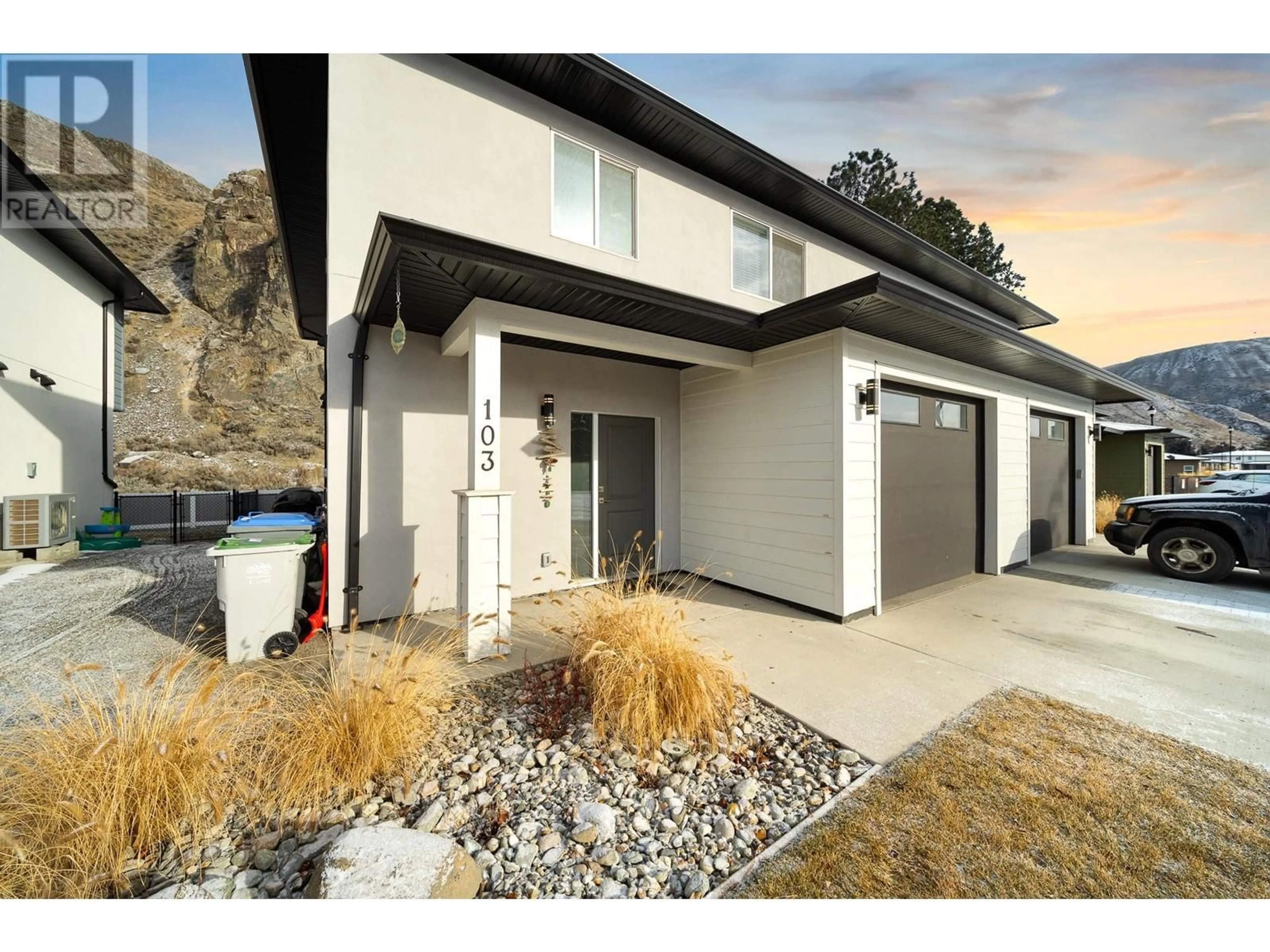 Home with brick exterior material, street for 2683 ORD Road Unit# 103, Kamloops British Columbia V2B7V7