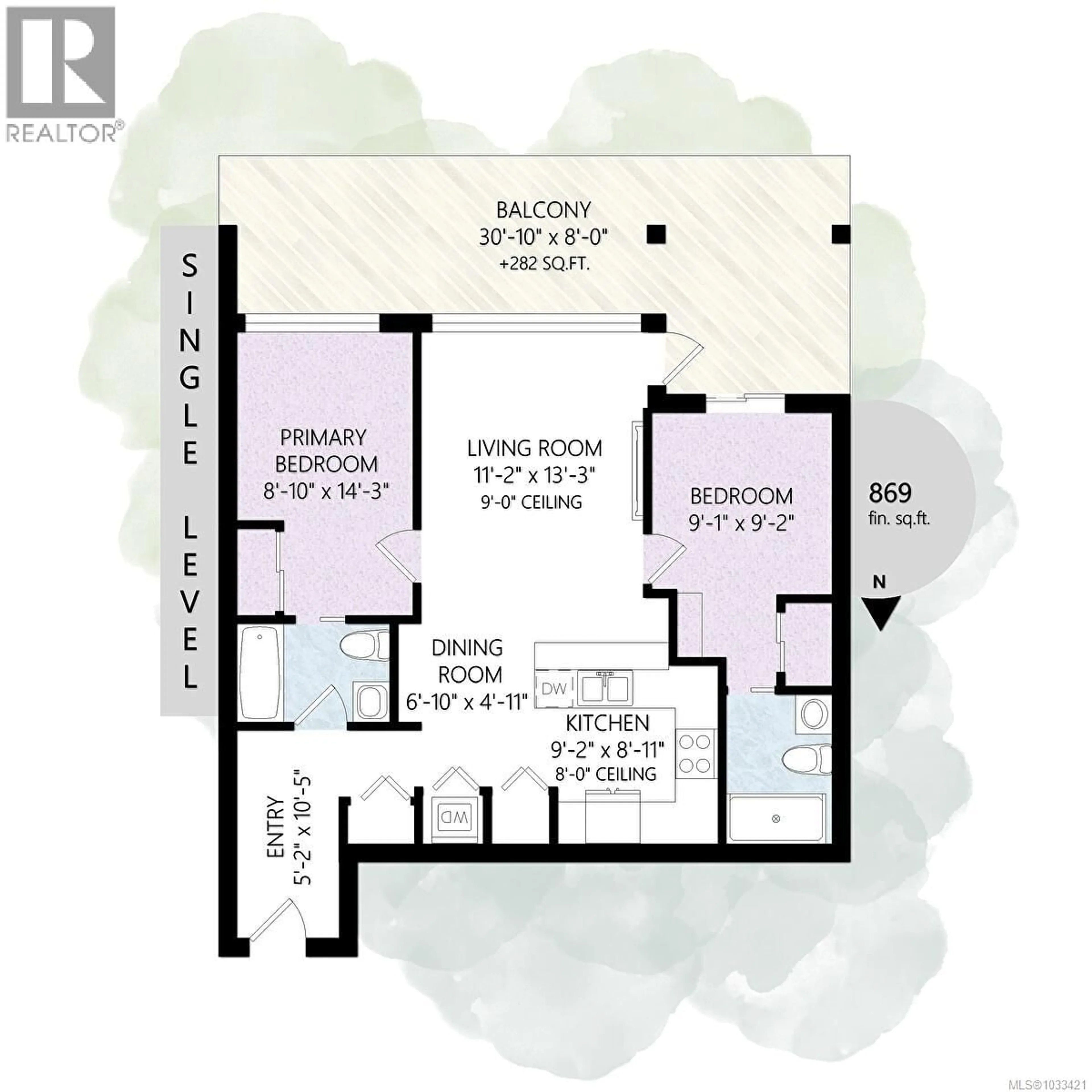 Floor plan for 206 - 1831 OAK BAY AVENUE, Victoria British Columbia V8R1C3