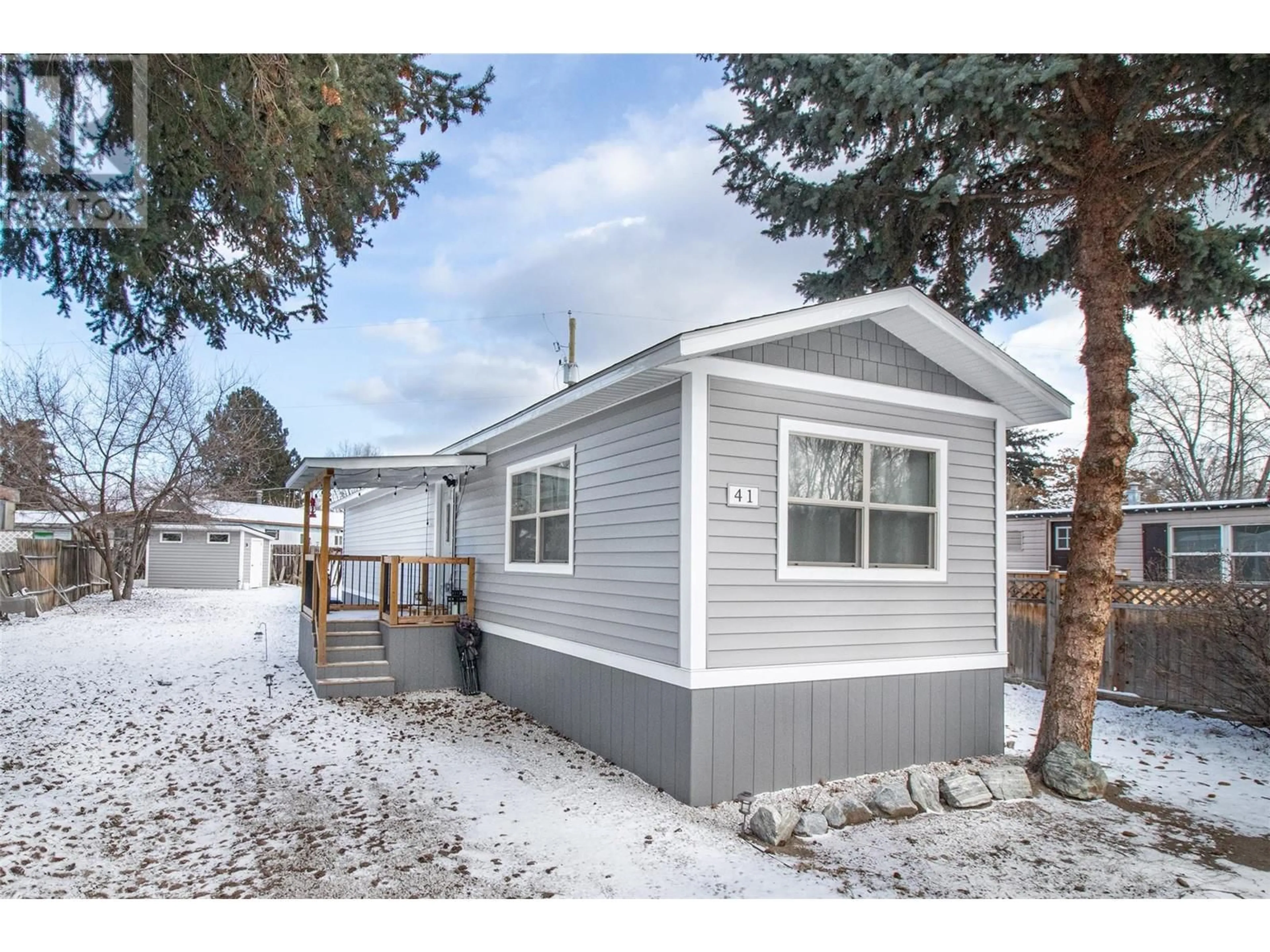 Home with vinyl exterior material, street for 41 - 2065 BOUCHERIE ROAD, West Kelowna British Columbia V4T2A8