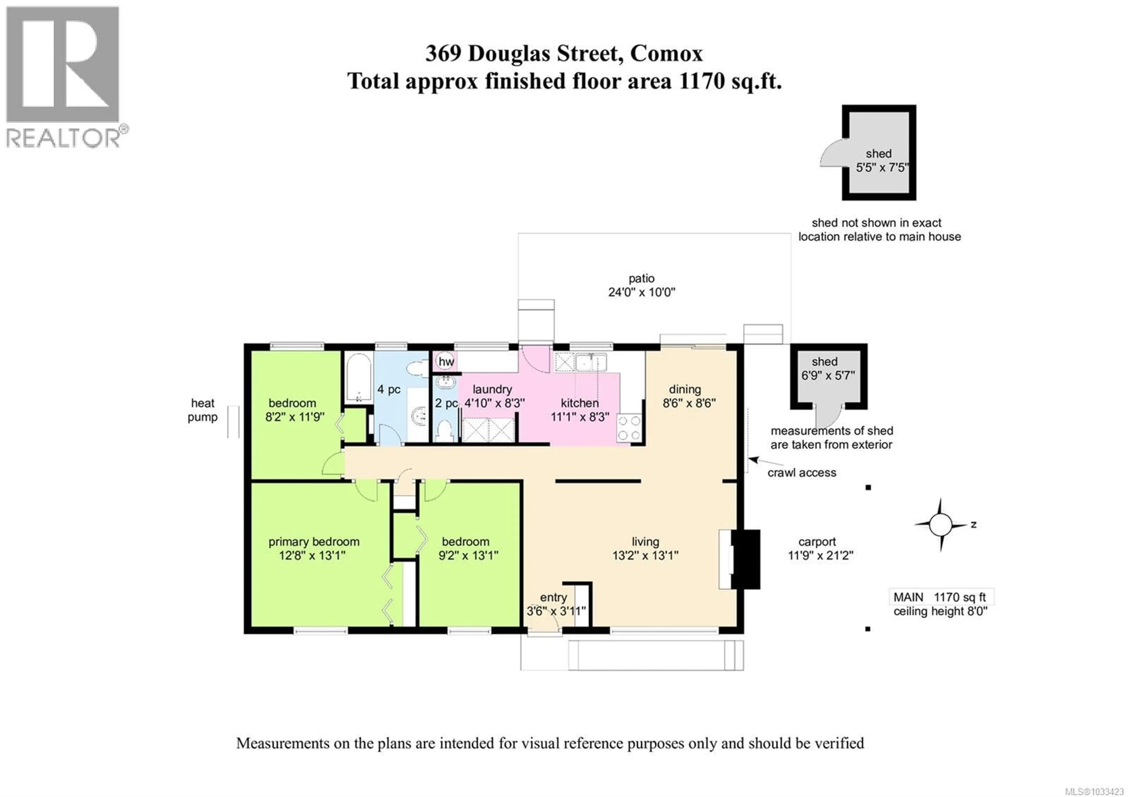 Floor plan for 369 DOUGLAS STREET, Comox British Columbia V9M2C6