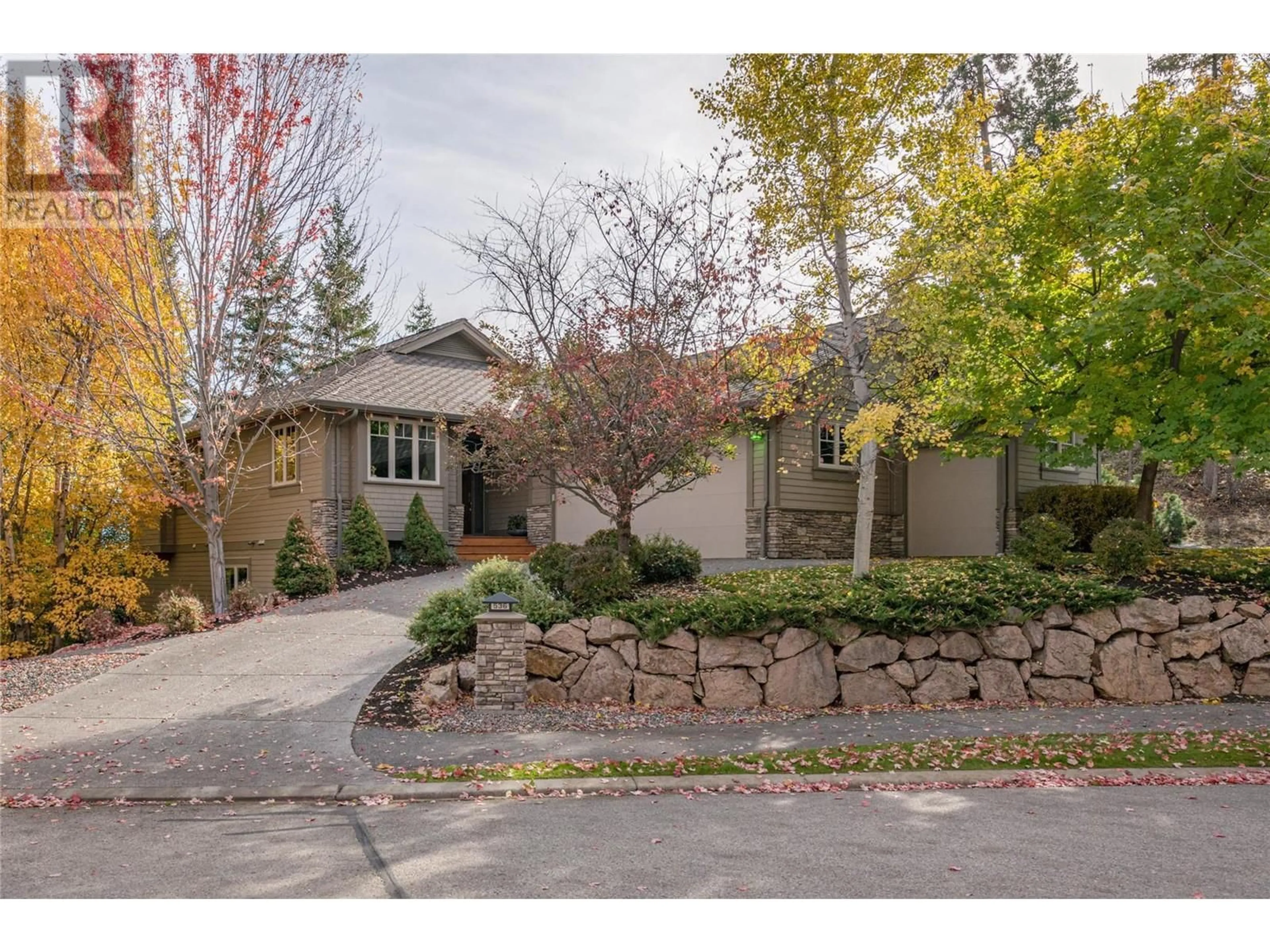 Home with brick exterior material, street for 536 FALCON POINT WAY, Vernon British Columbia V1H1Y4