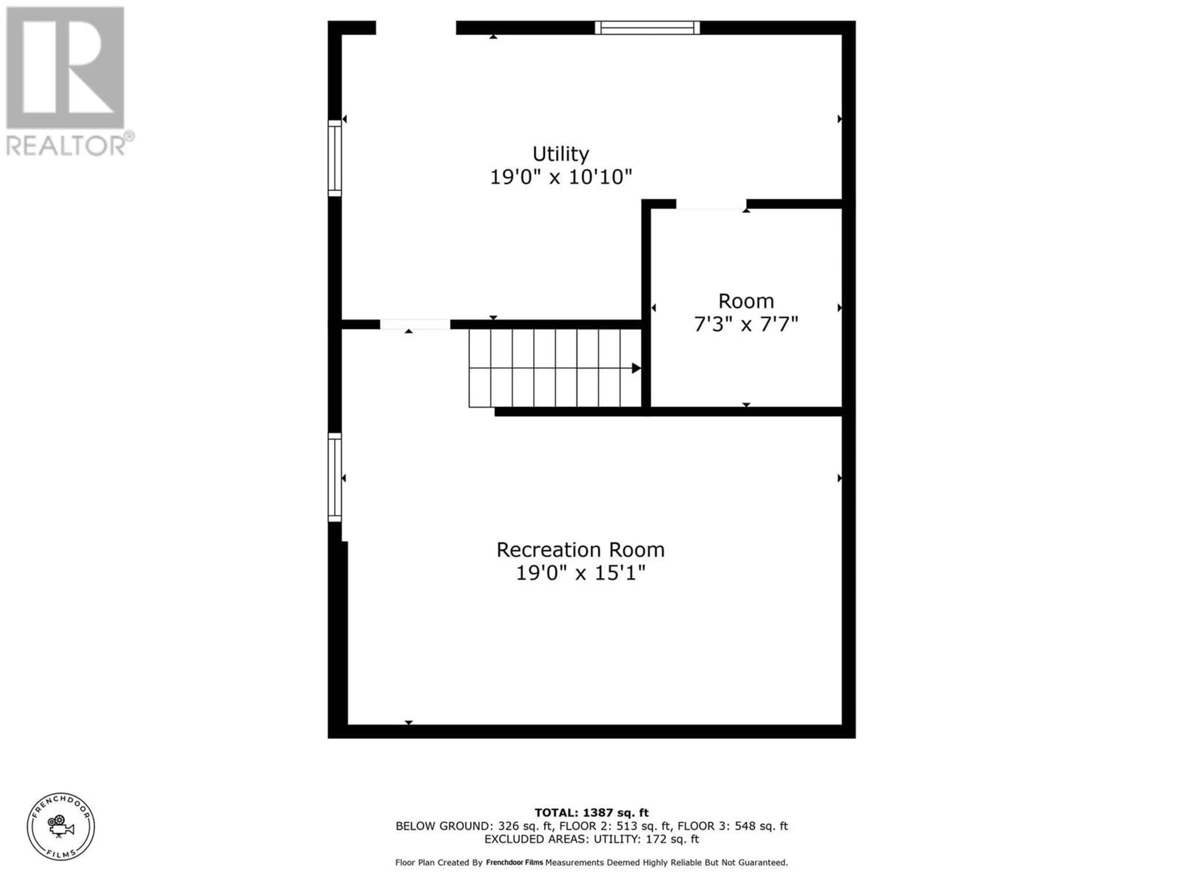 Floor plan for 1017 Sudbury Avenue, Kamloops British Columbia V2B2A2