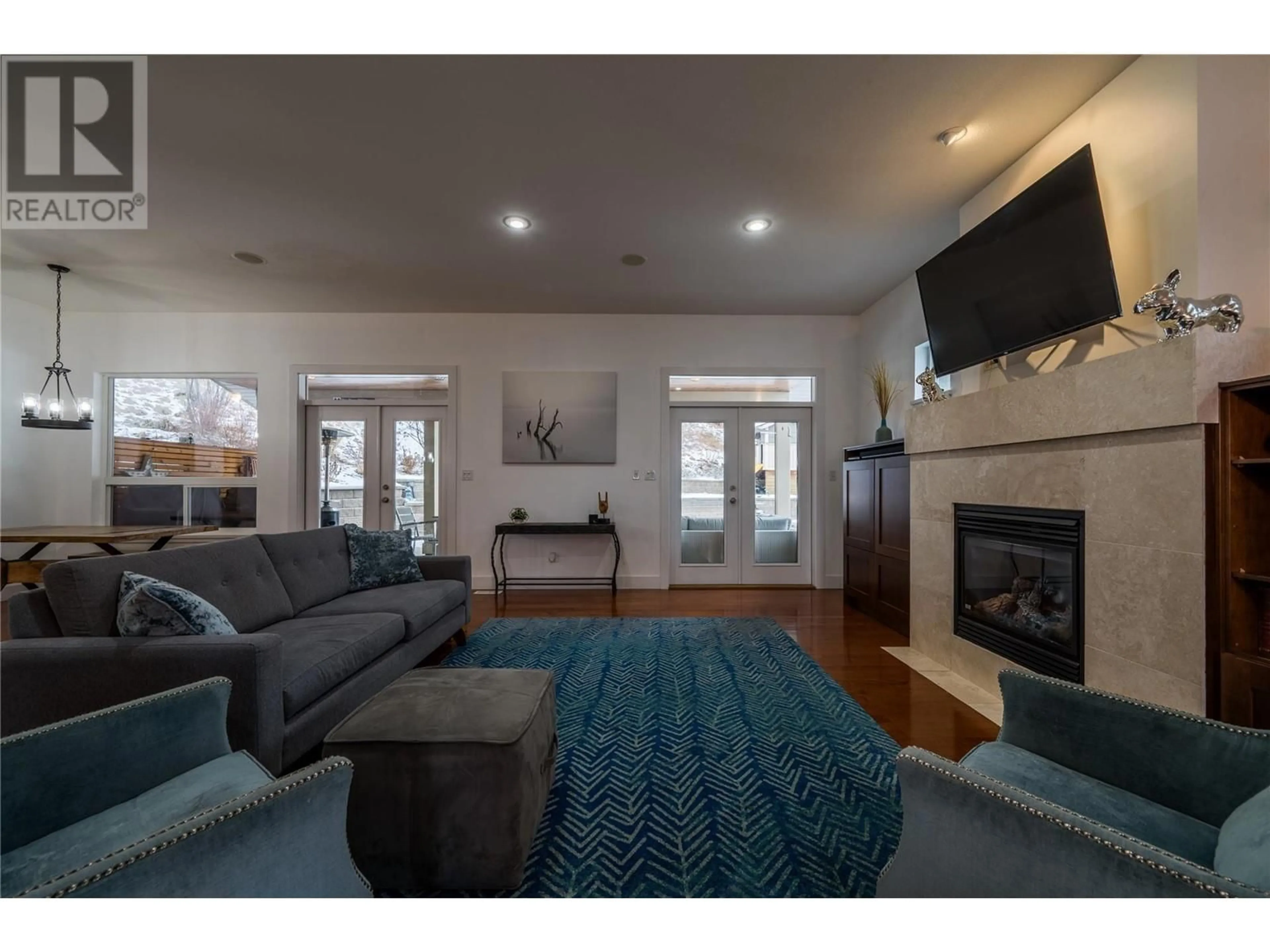 Living room with furniture, unknown for 3036 Kicking Horse Drive, Kamloops British Columbia V2E2T6