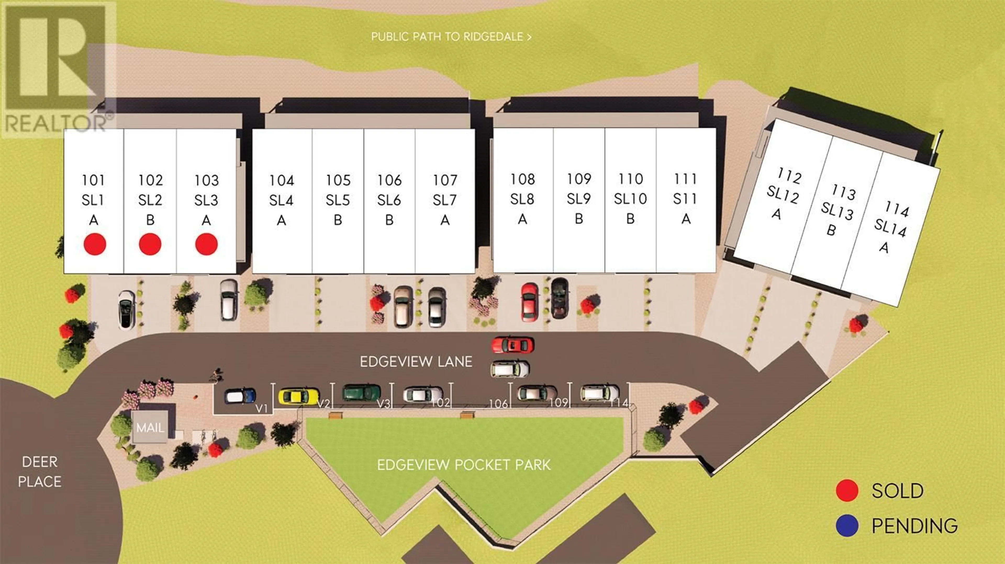 Floor plan for 158 Deer Place Unit# 104, Penticton British Columbia V2A0C8