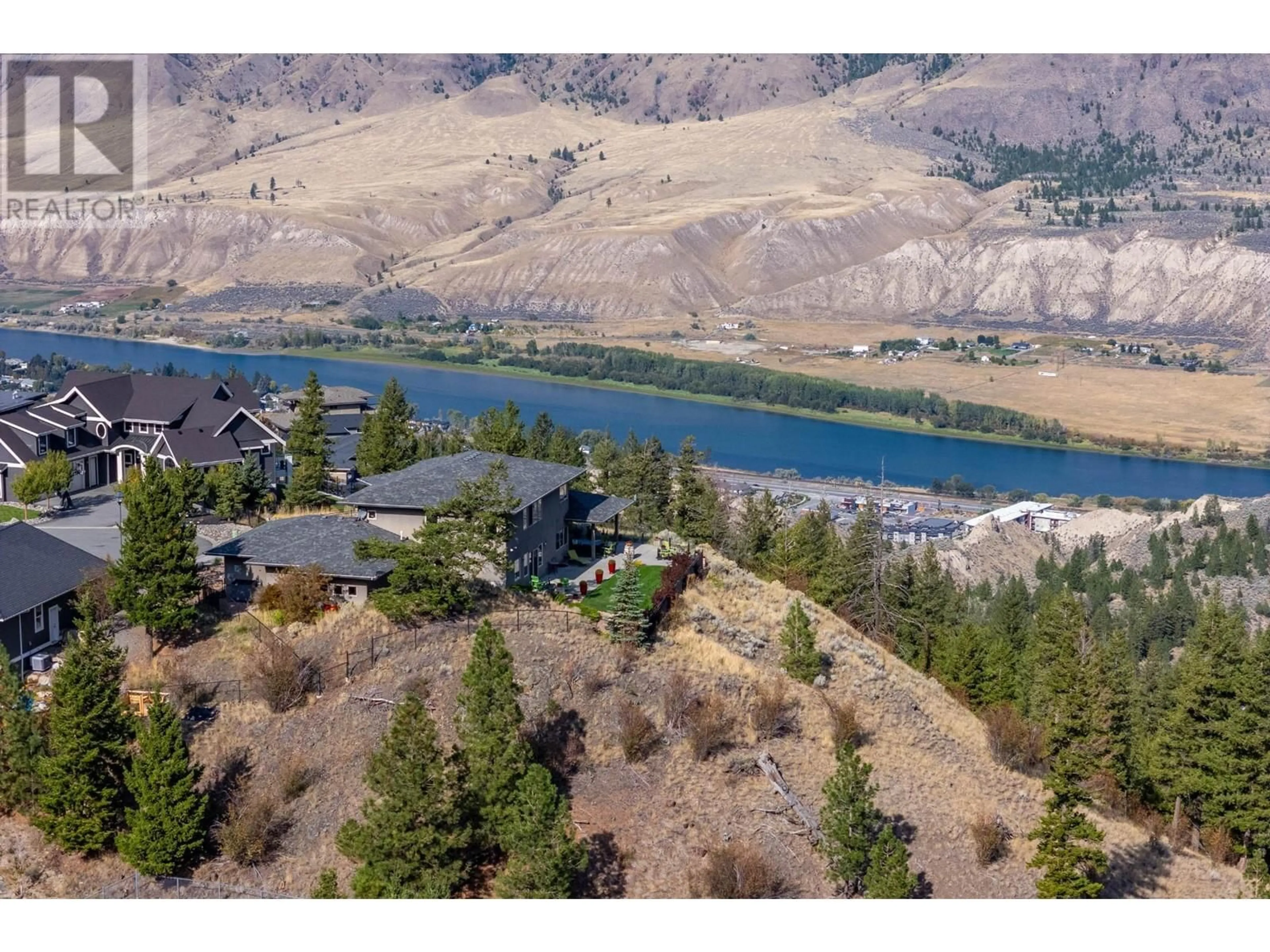 A pic from outside/outdoor area/front of a property/back of a property/a pic from drone, water/lake/river/ocean view for 1749 BIRKENHEAD Place, Kamloops British Columbia V2E2T6