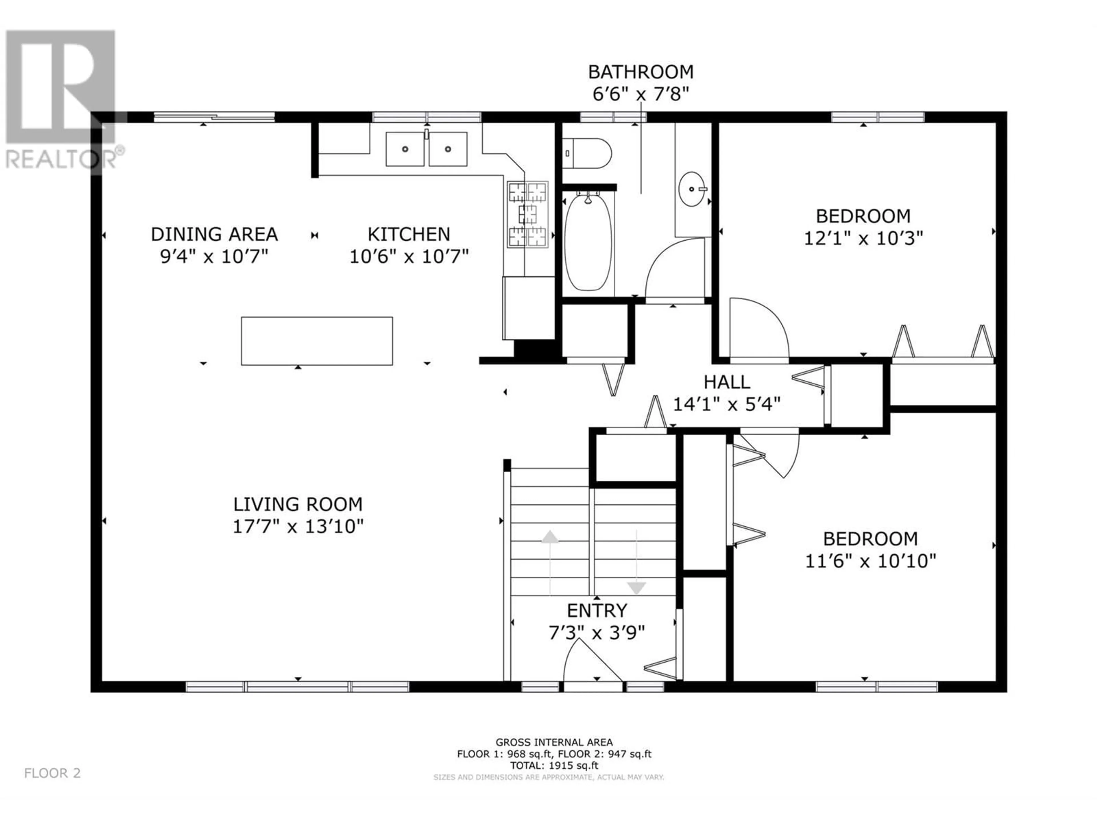 Floor plan for 200 Jupiter Road, Kelowna British Columbia V1X5W5