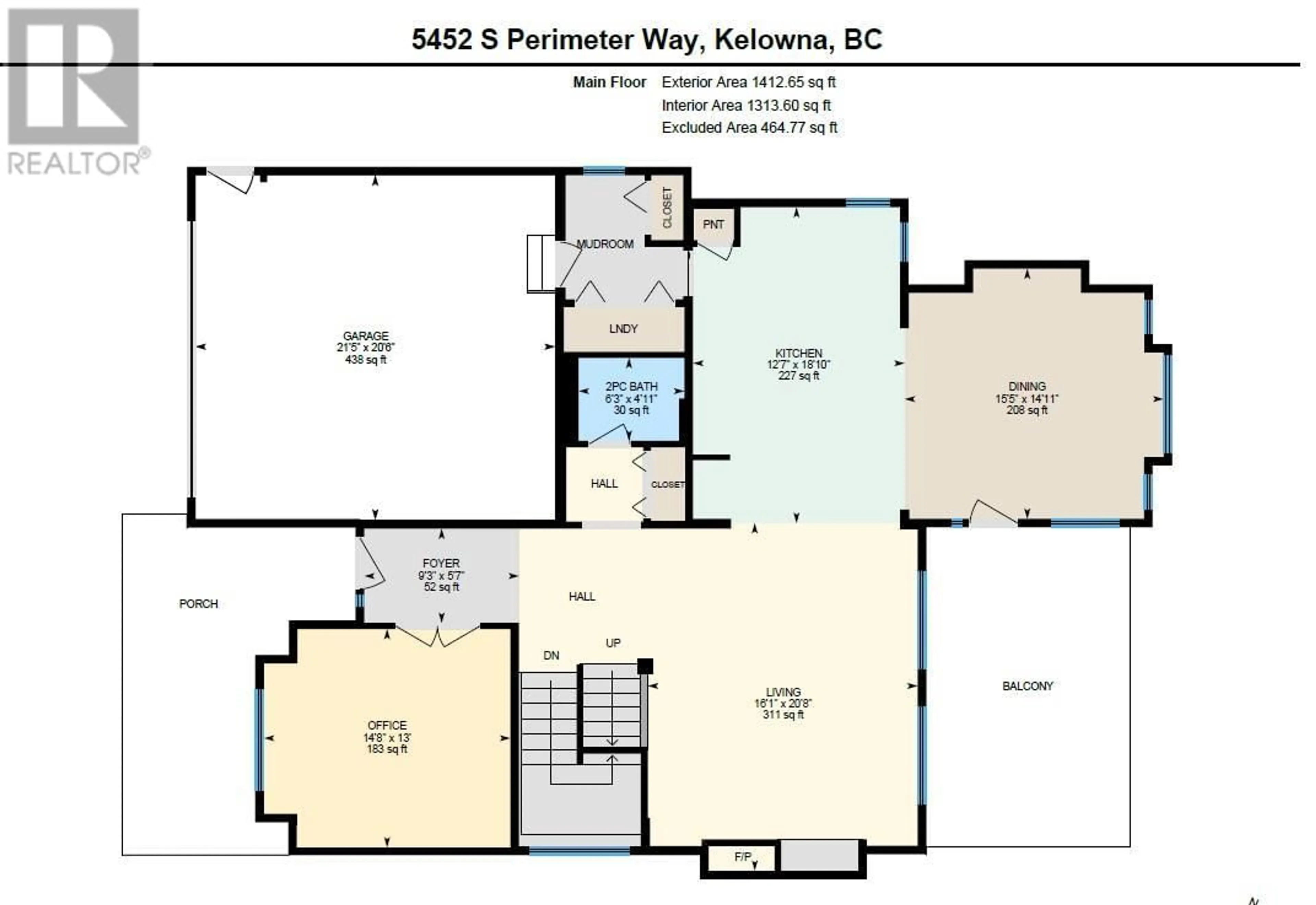 Floor plan for 5452 South Perimeter Way, Kelowna British Columbia V1W5C6