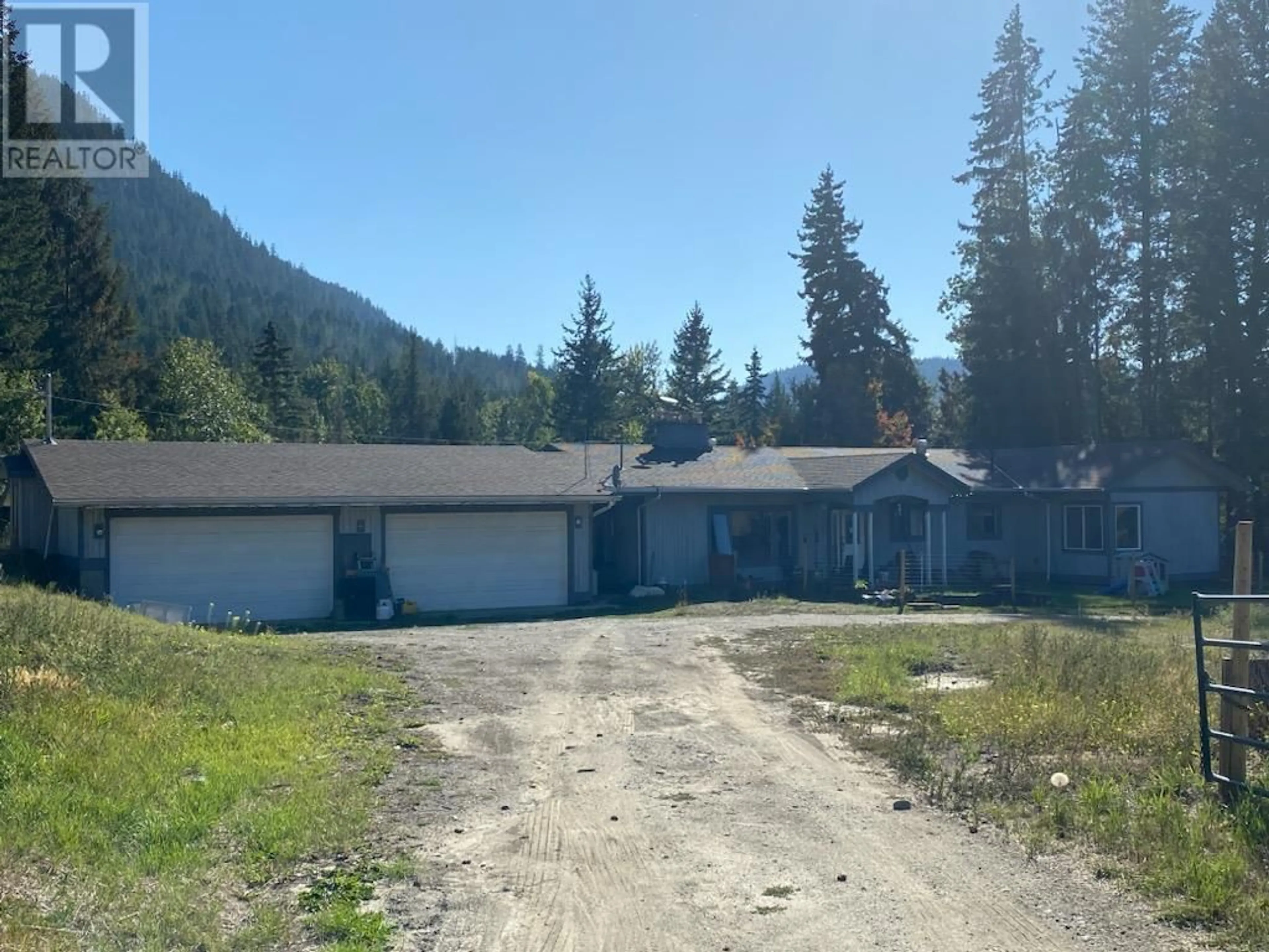 A pic from outside/outdoor area/front of a property/back of a property/a pic from drone, mountain view for 1460 HEFFLEY LOUIS CR Road, Kamloops British Columbia V0E1Z1