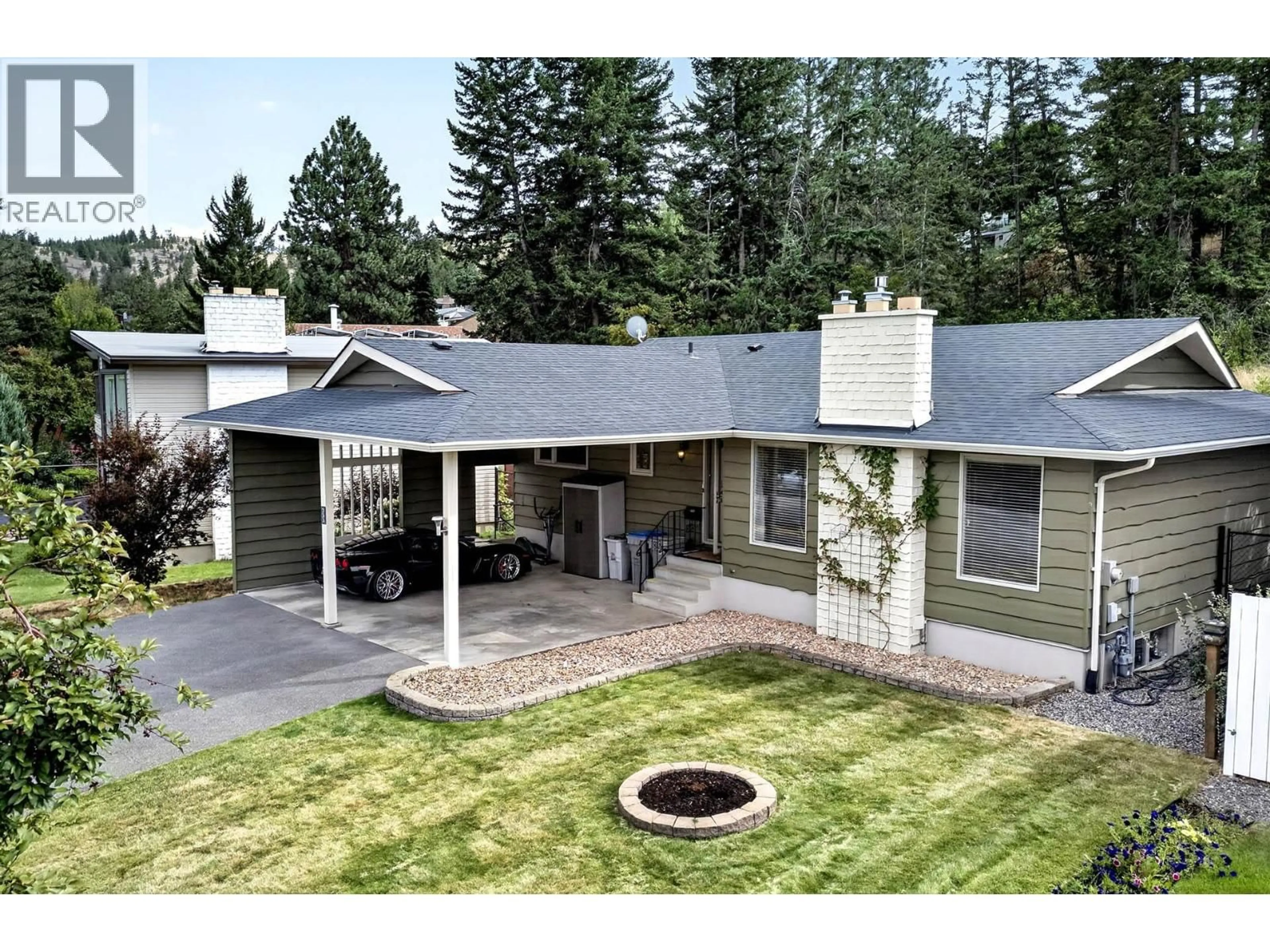 A pic from outside/outdoor area/front of a property/back of a property/a pic from drone, street for 233 MONMOUTH DRIVE, Kamloops British Columbia V2E1L9