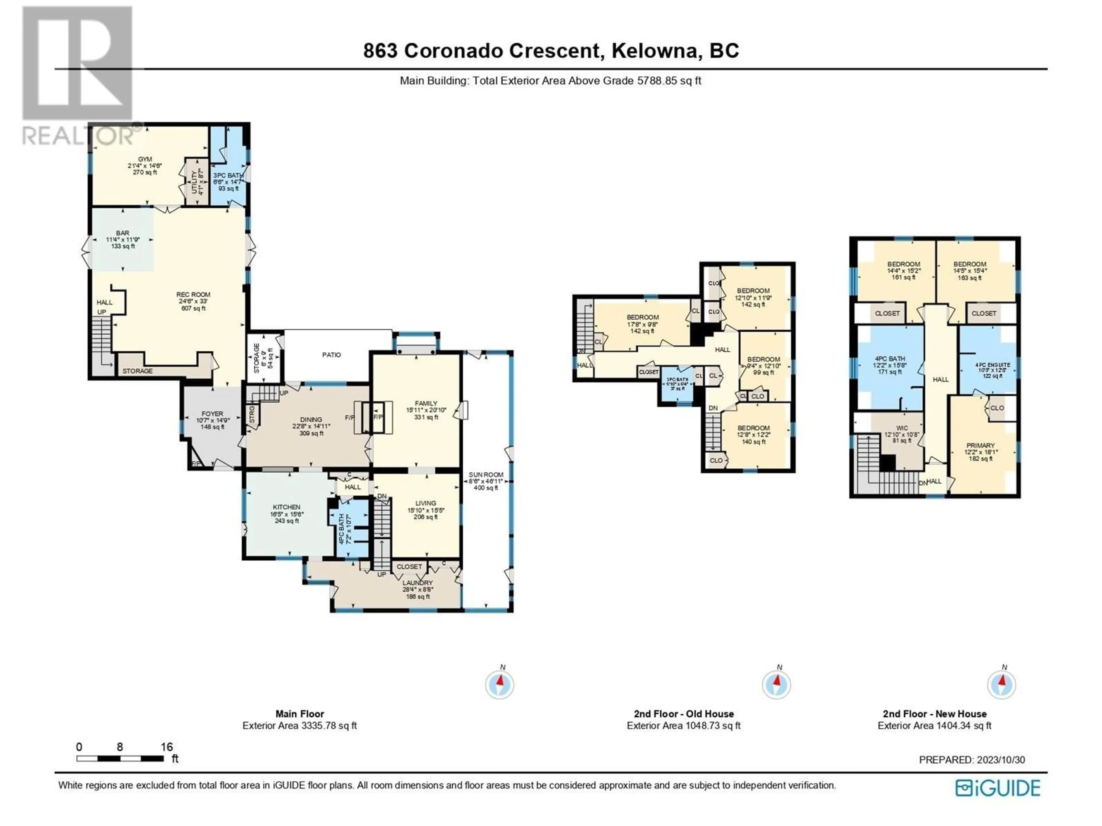 Floor plan for 863 CORONADO CRESCENT, Kelowna British Columbia V1W2K3