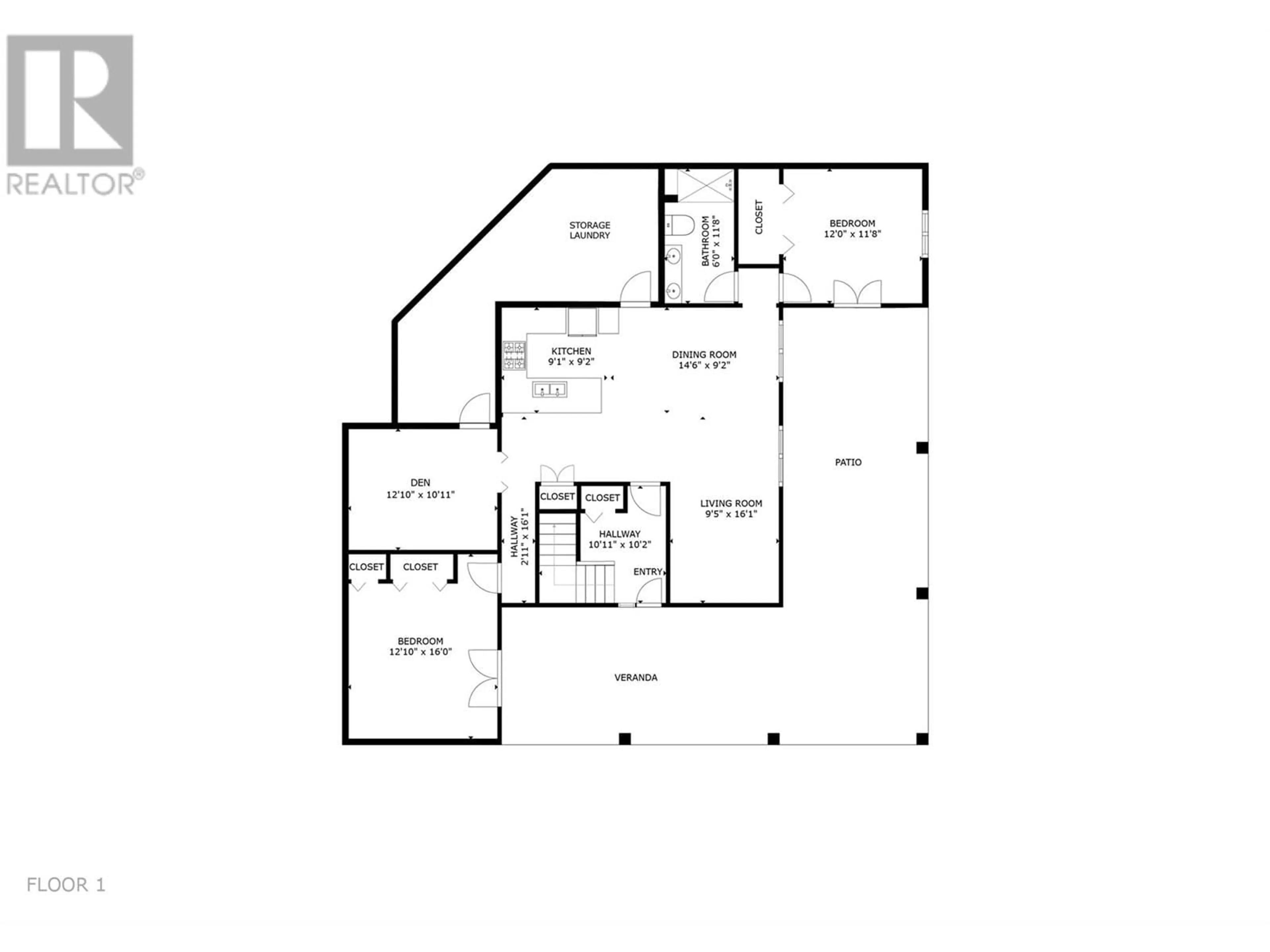 Floor plan for 1290 Menu Road, West Kelowna British Columbia V1Z3K2