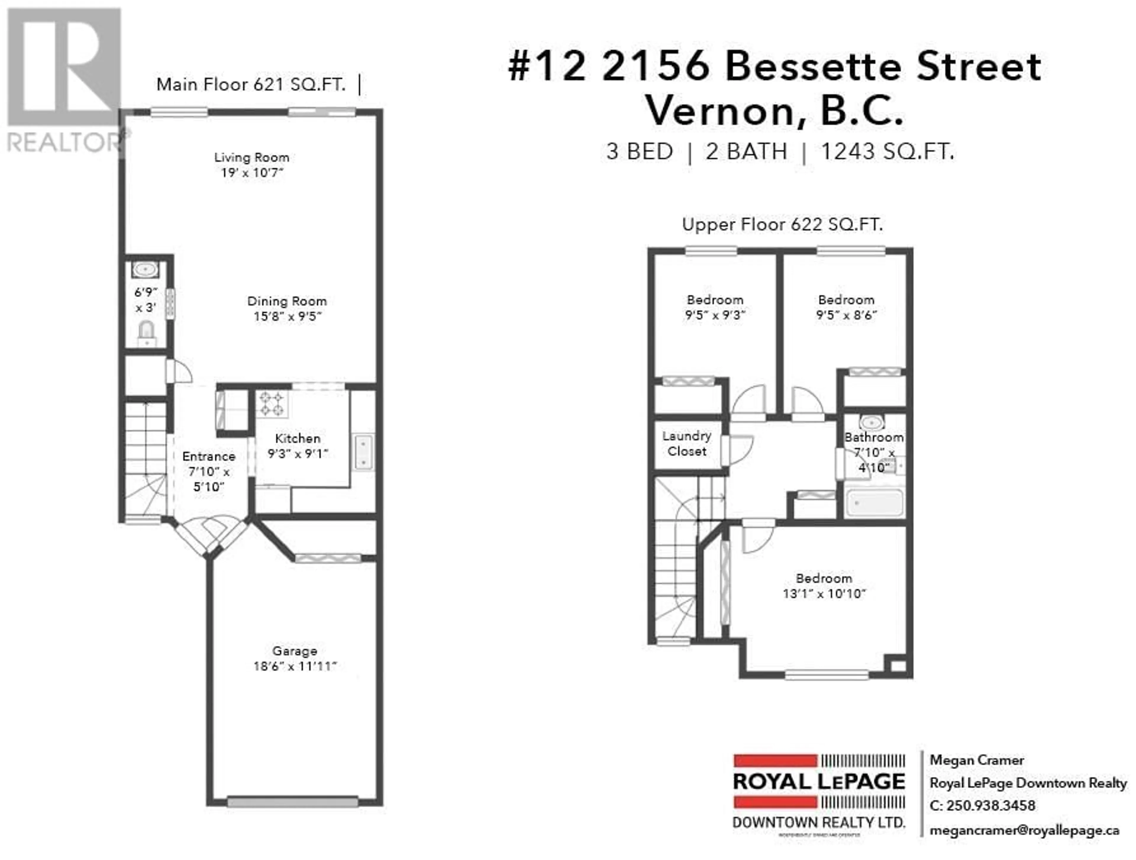 Floor plan for 12 - 2156 BESSETTE STREET, Lumby British Columbia V0E2G0