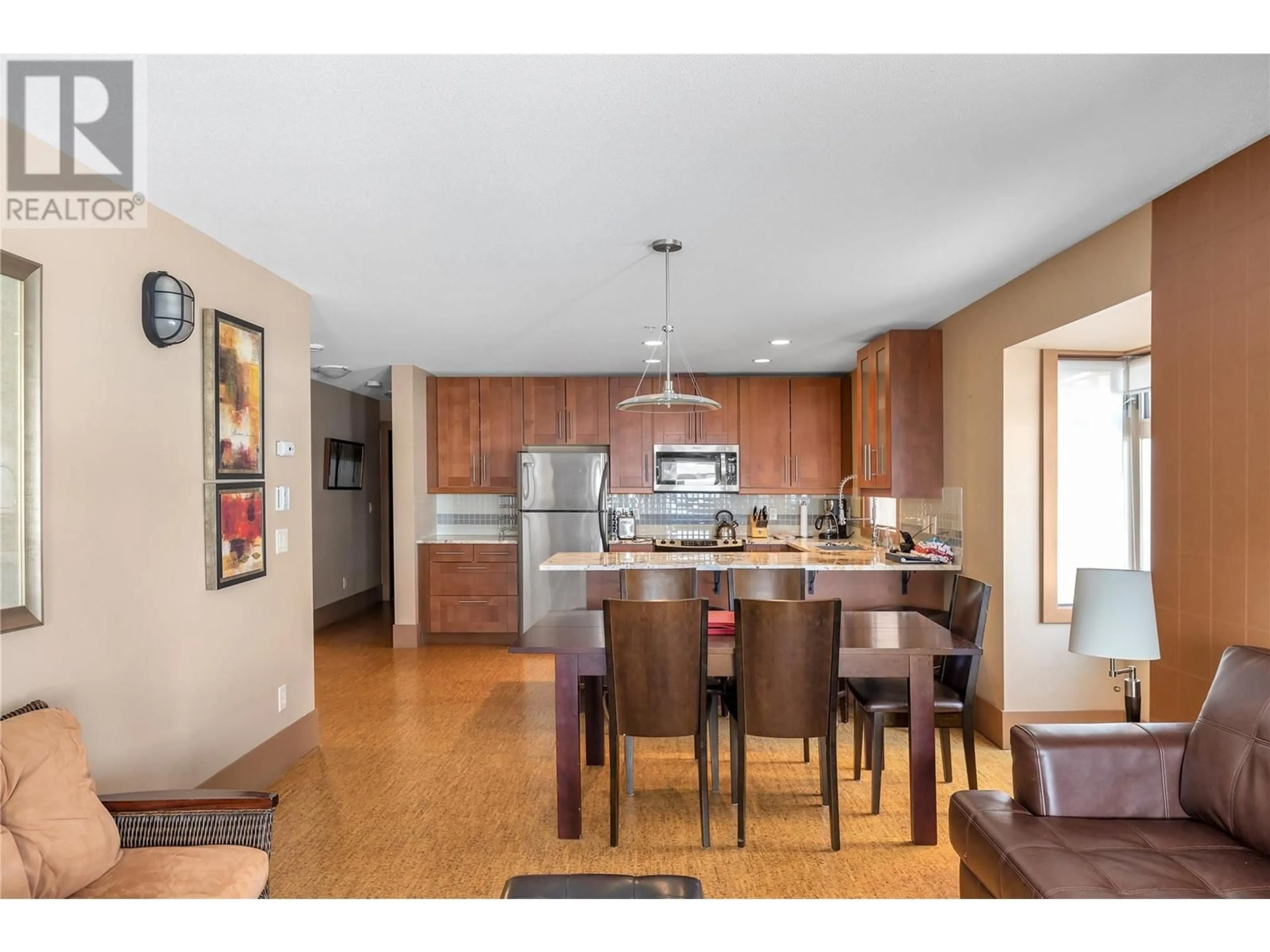 Open concept kitchen, unknown for 5030 Snowbird Way Unit# 209, Big White British Columbia V1P1P3