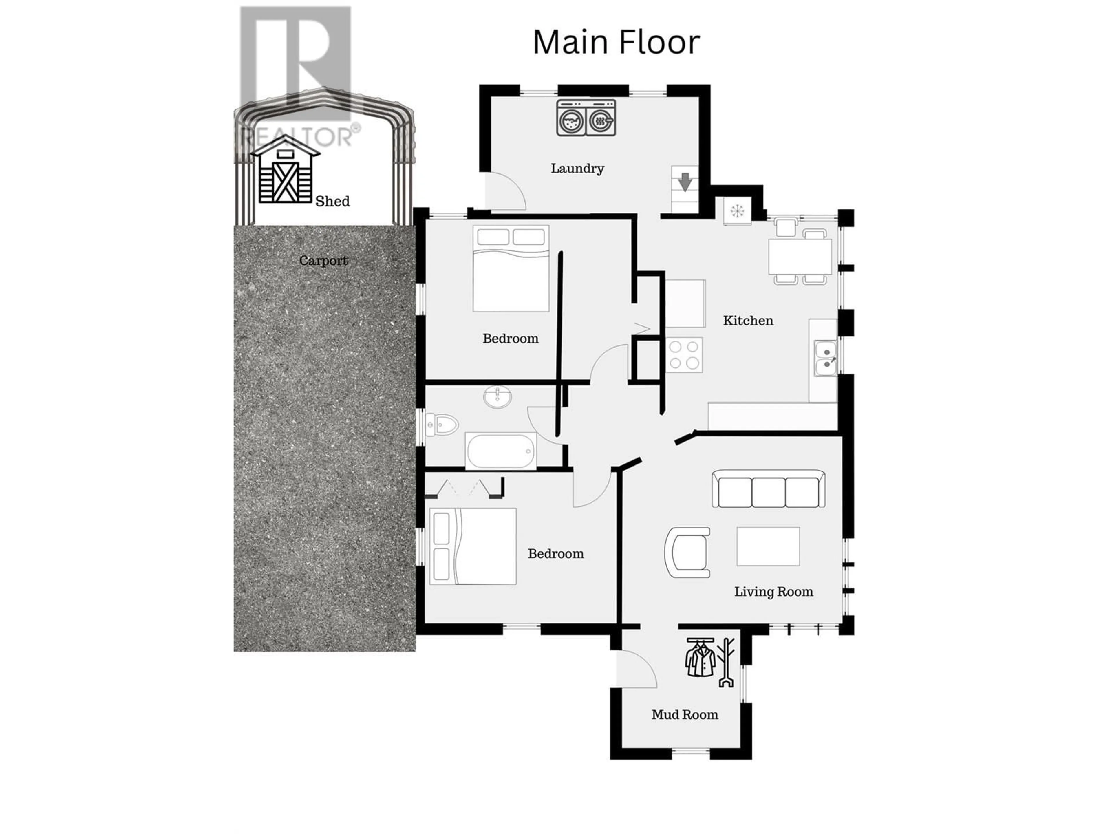 Floor plan for 601 IBBITSON Street, Creston British Columbia V0B1G4