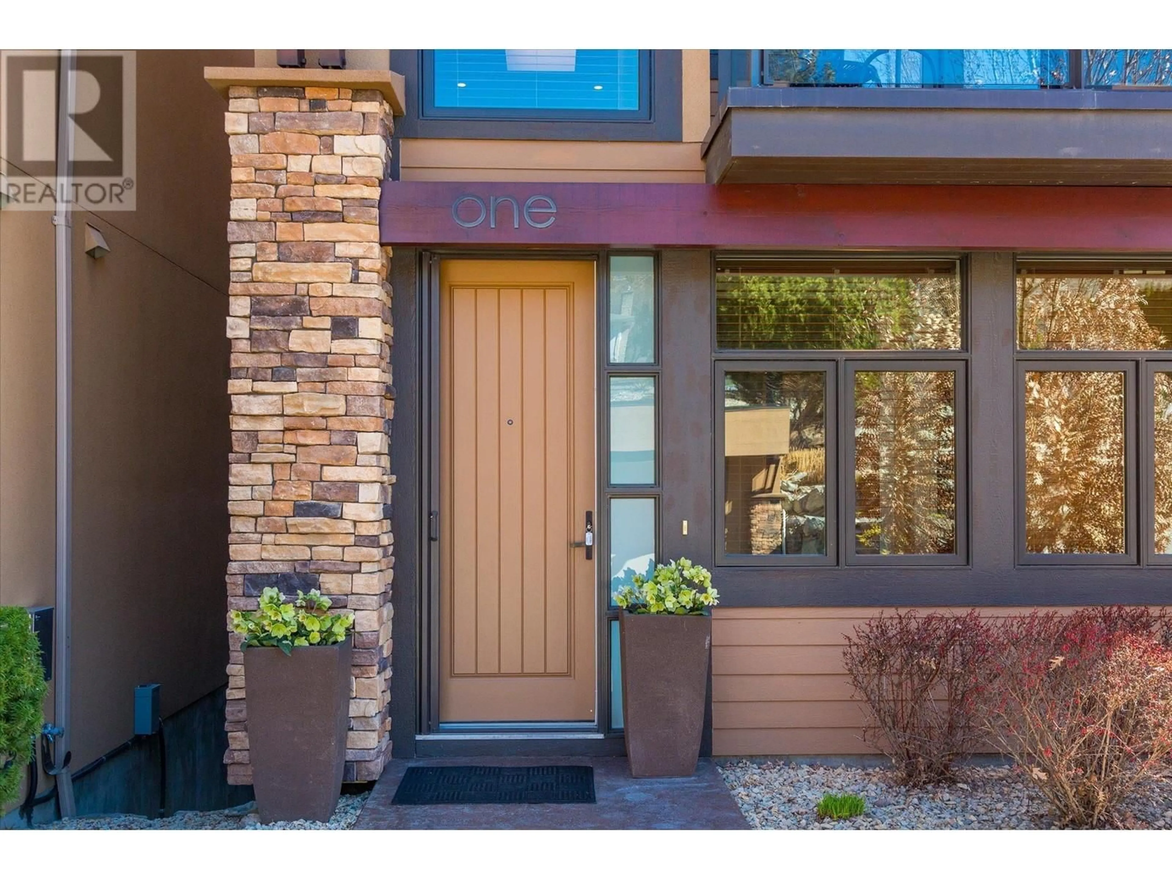 Home with brick exterior material, street for 1 - 5235 BUCHANAN ROAD, Peachland British Columbia V0H1X1