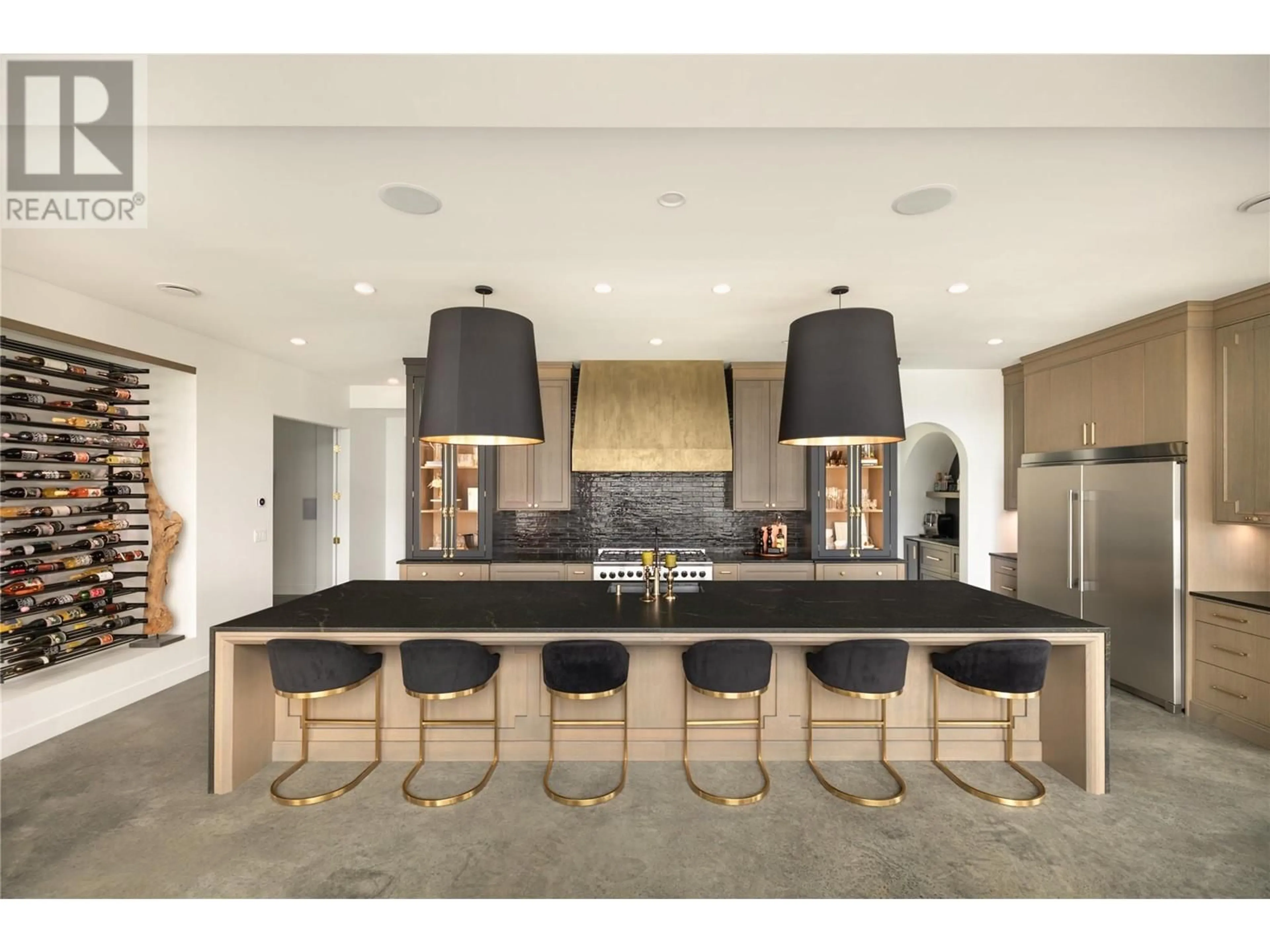 Contemporary kitchen, ceramic/tile floor for 120 SUNSET BOULEVARD, Vernon British Columbia V1H1T7
