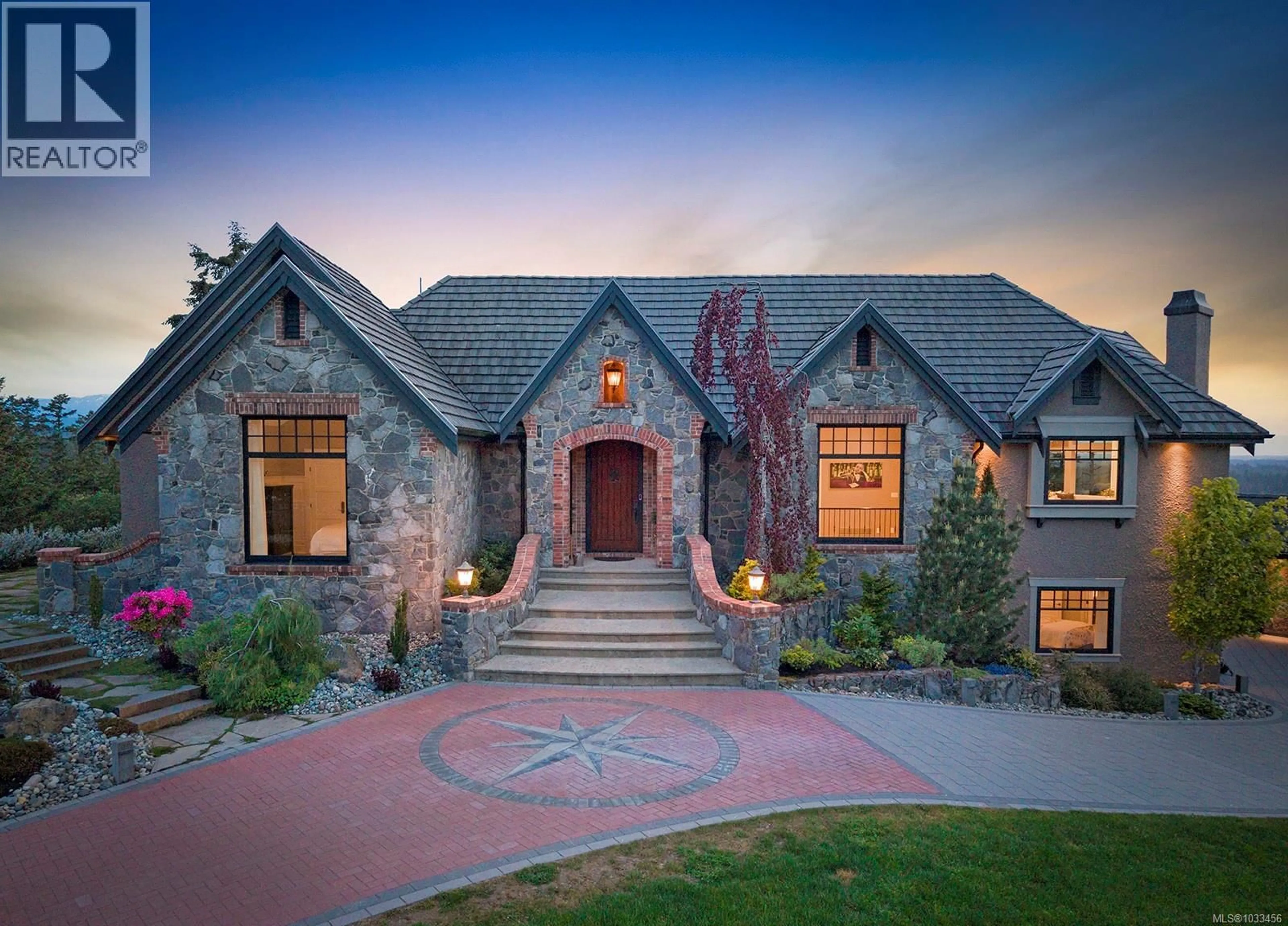 Home with brick exterior material, mountain view for 1790 CLAUDET ROAD, Nanoose Bay British Columbia V9P9B3