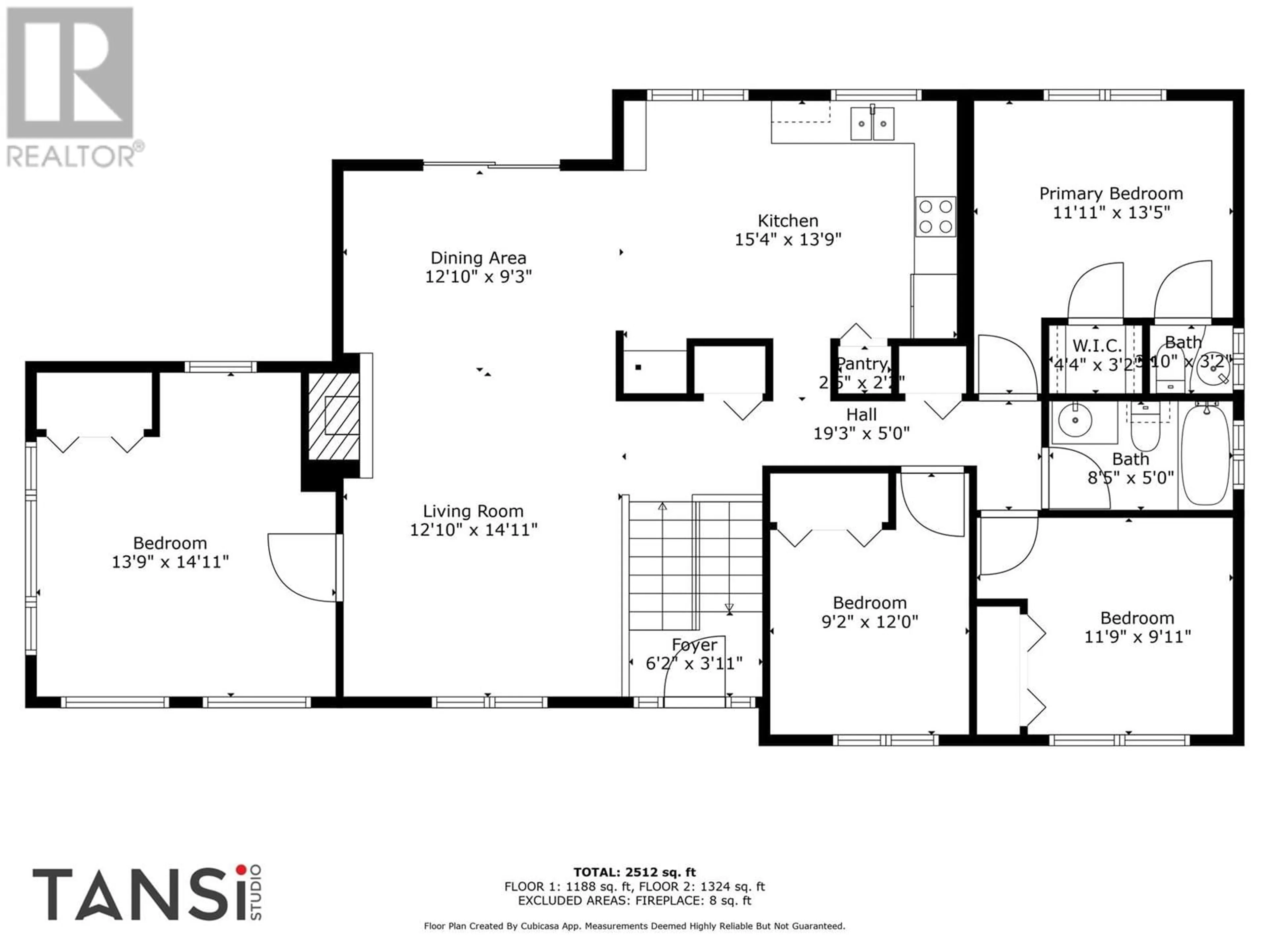 Floor plan for 2412 Butt Road, West Kelowna British Columbia V4T1N7