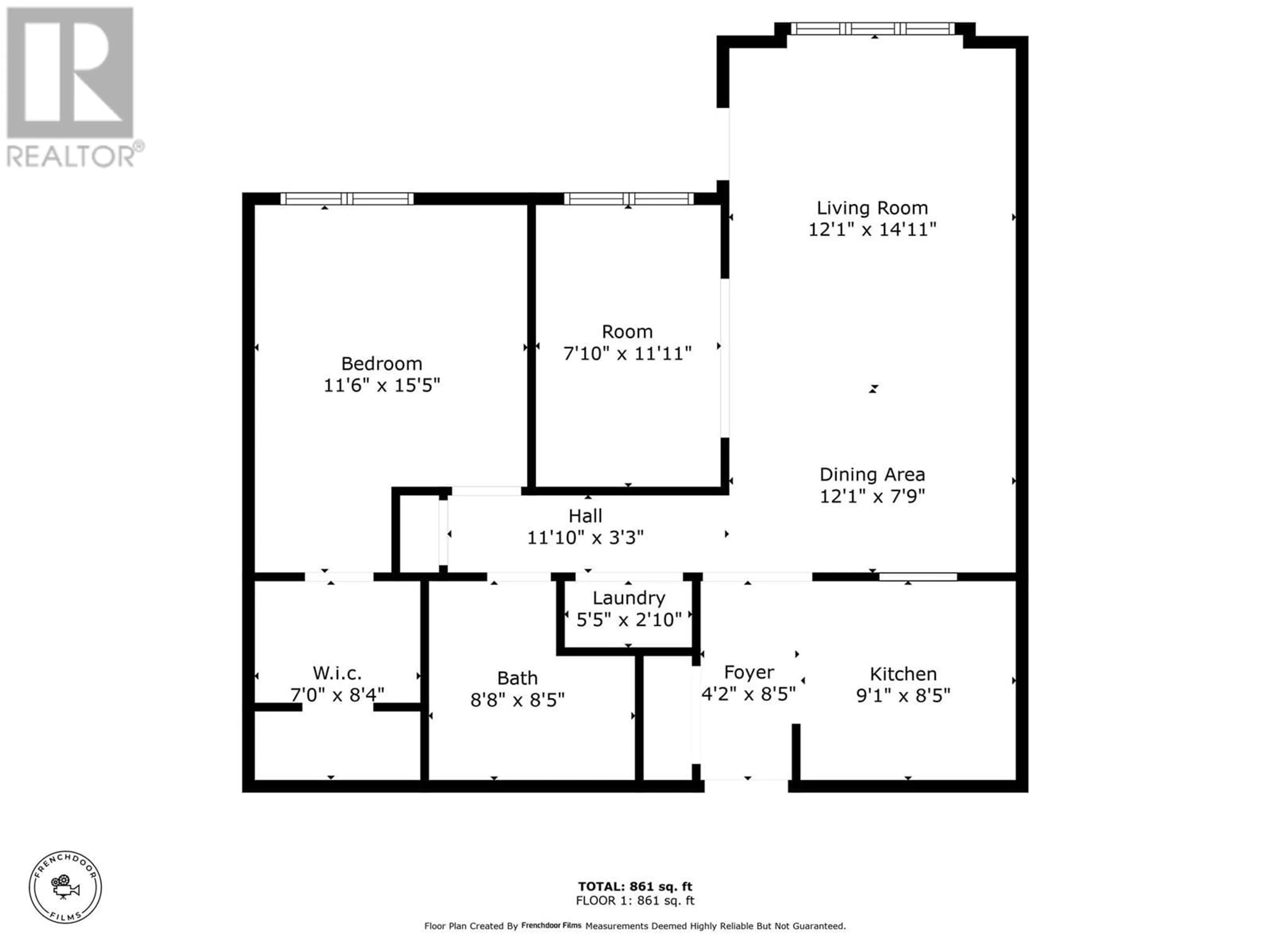 Floor plan for 120 Vernon Avenue Unit# 204, Kamloops British Columbia V2B1L6