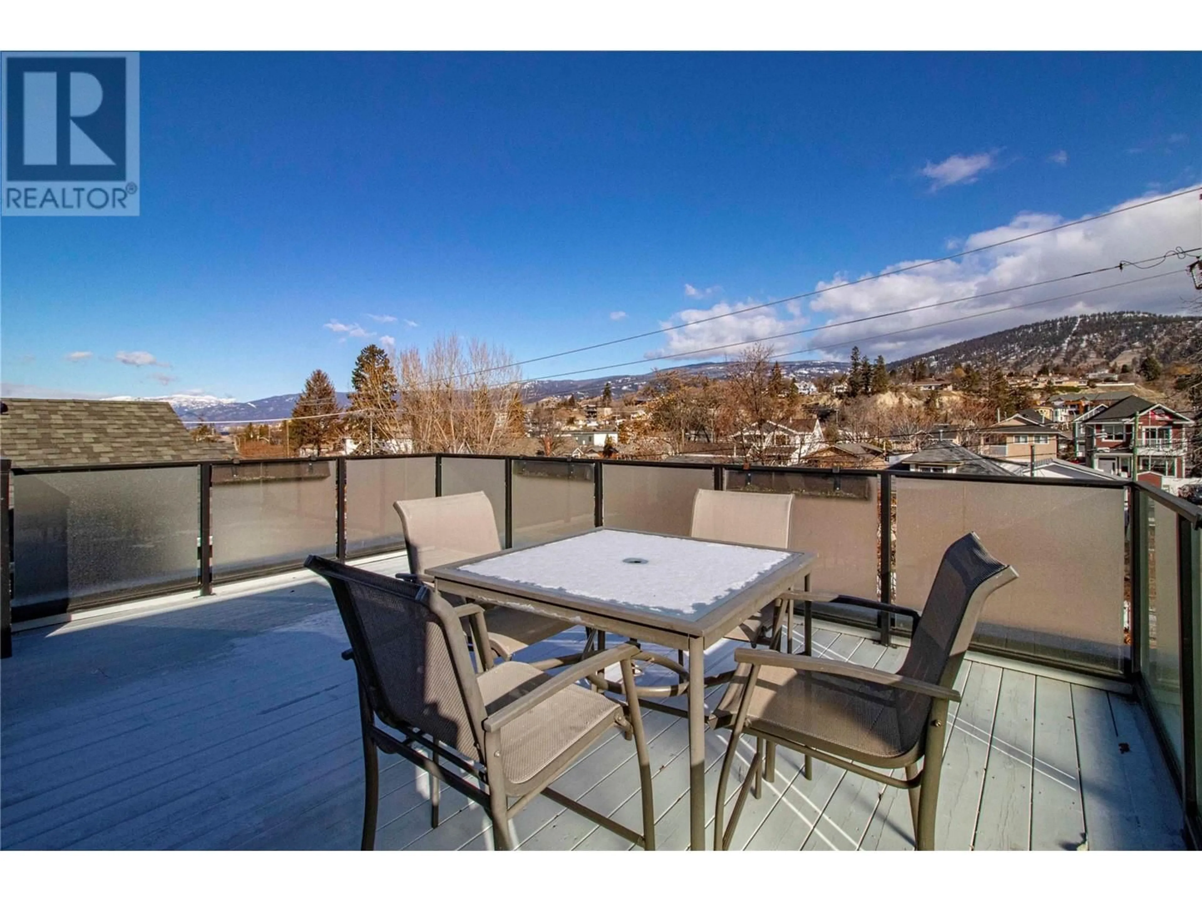 Patio, mountain view for 467 Van Horne Street Unit# 101, Penticton British Columbia V2A4K7