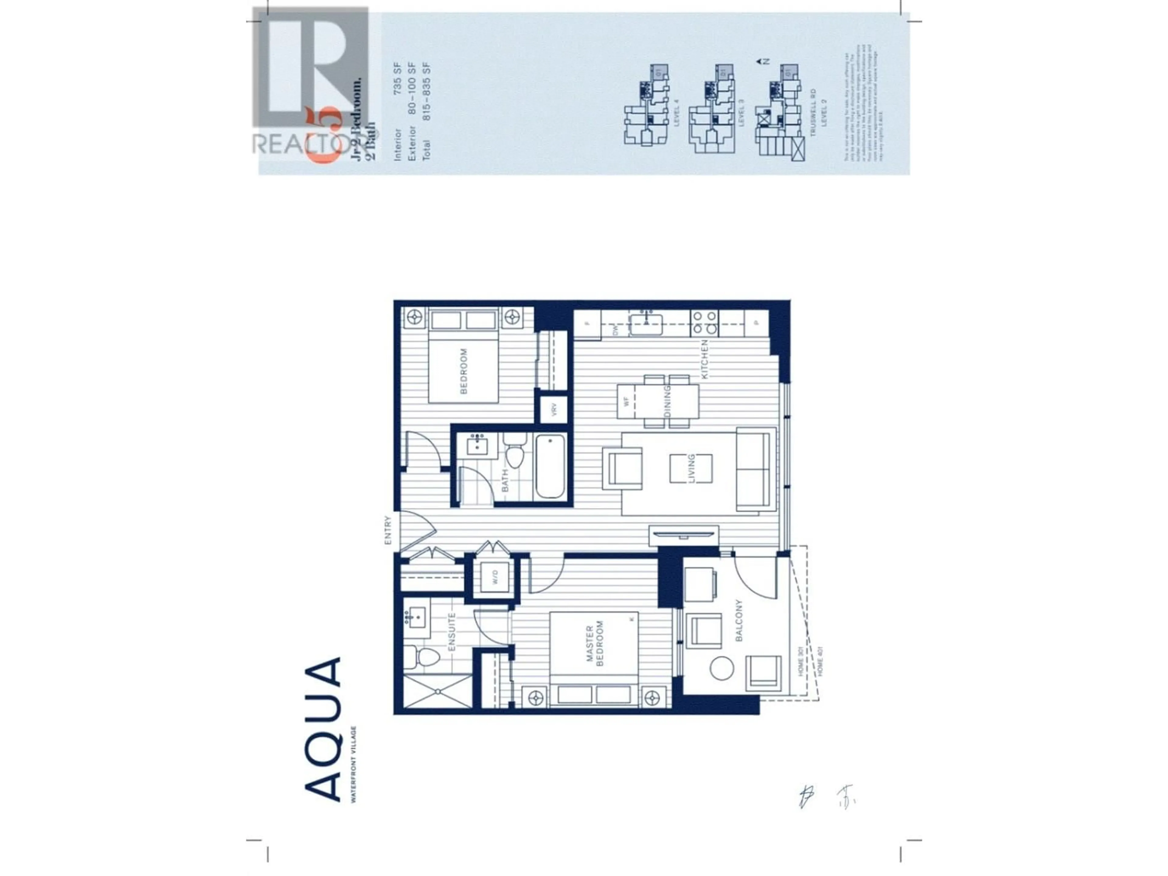 Floor plan for 401 - 3699 CAPOZZI ROAD, Kelowna British Columbia V1W0G3