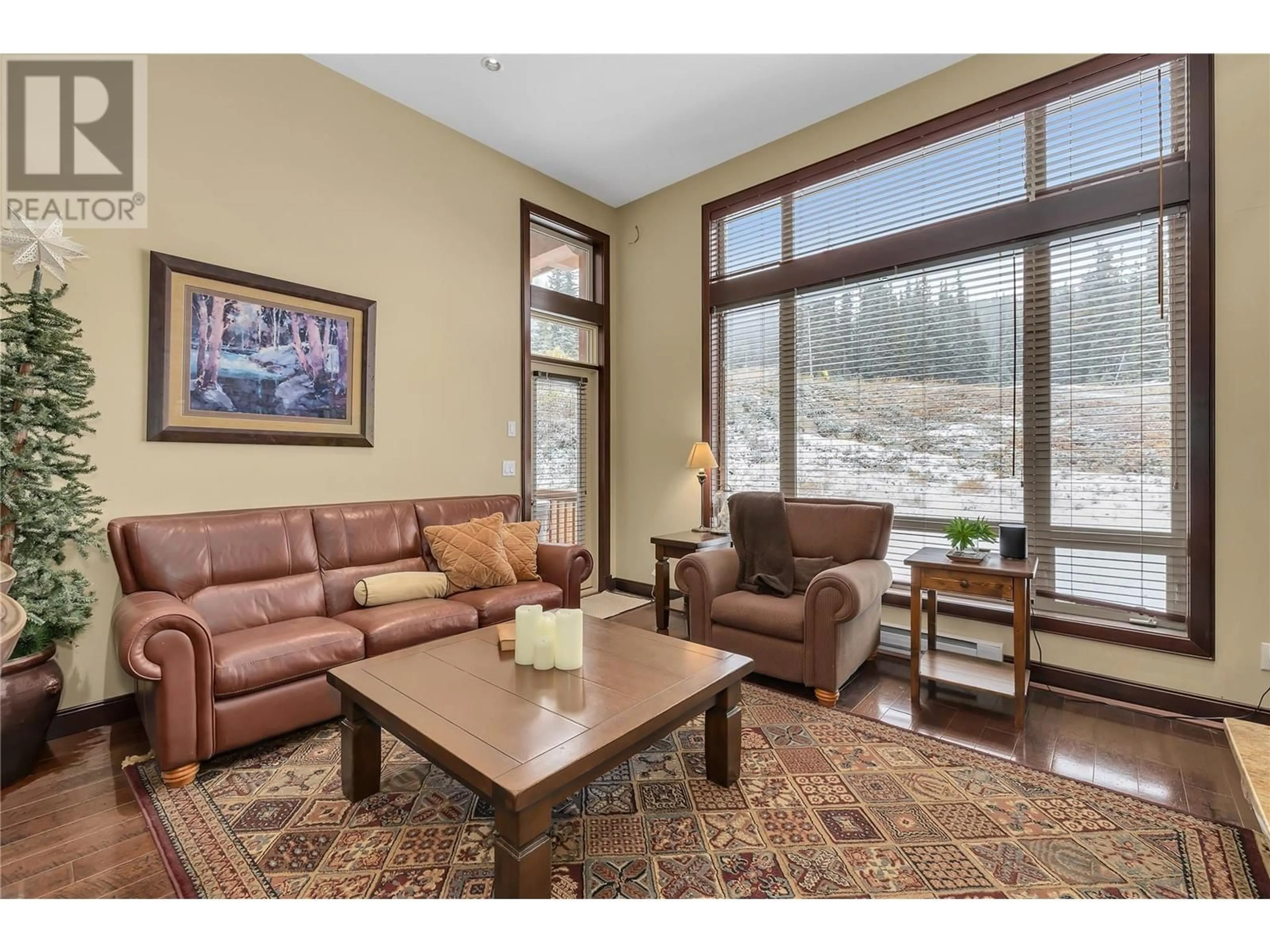 Living room with furniture, unknown for 7700 Porcupine Road Unit# 3-104, Big White British Columbia V1P1P3